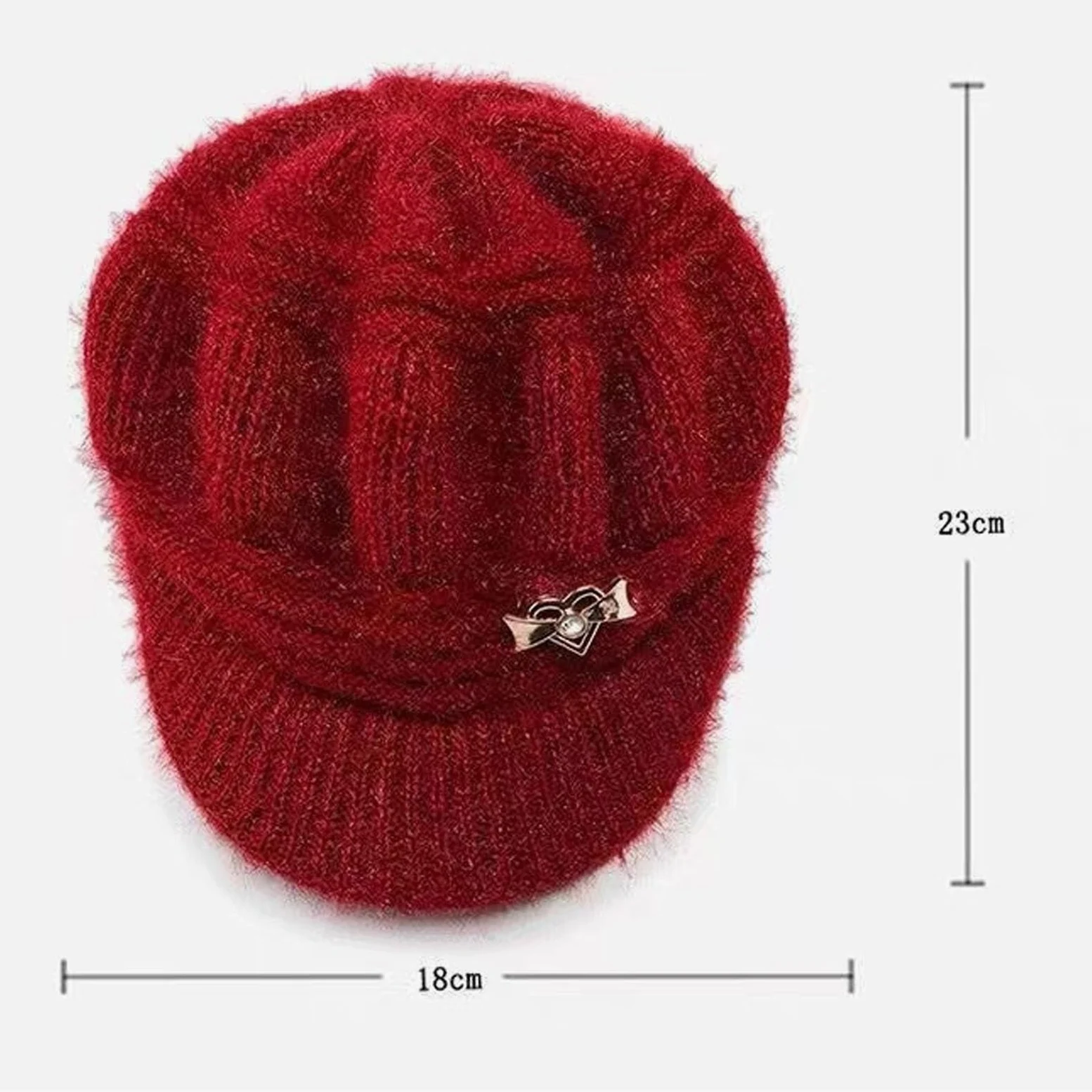 2-pak Dla Mamy W Średnim Wieku, Starsze Kobiety, Starsze Panie, Ciepła, Zimowa Czapka Z Polaru, Czapka Beanie Z Daszkiem, Dzianinowe Czapki Gazeciarza, Śnieg