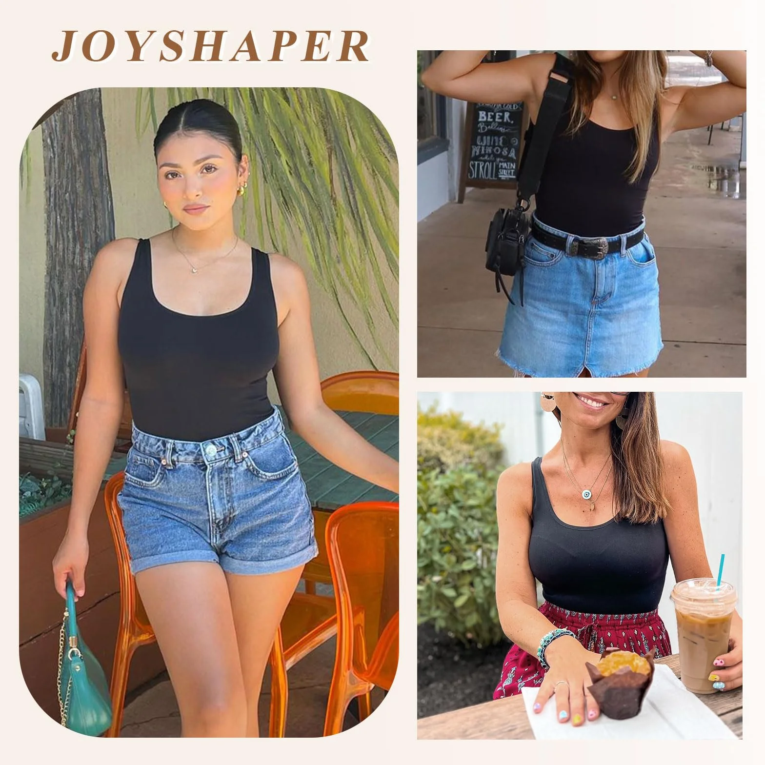 Joyshaper Body modelujące sylwetkę, modelujące sylwetkę, wyszczuplające brzuch, gorset modelujący sylwetkę, tank topy