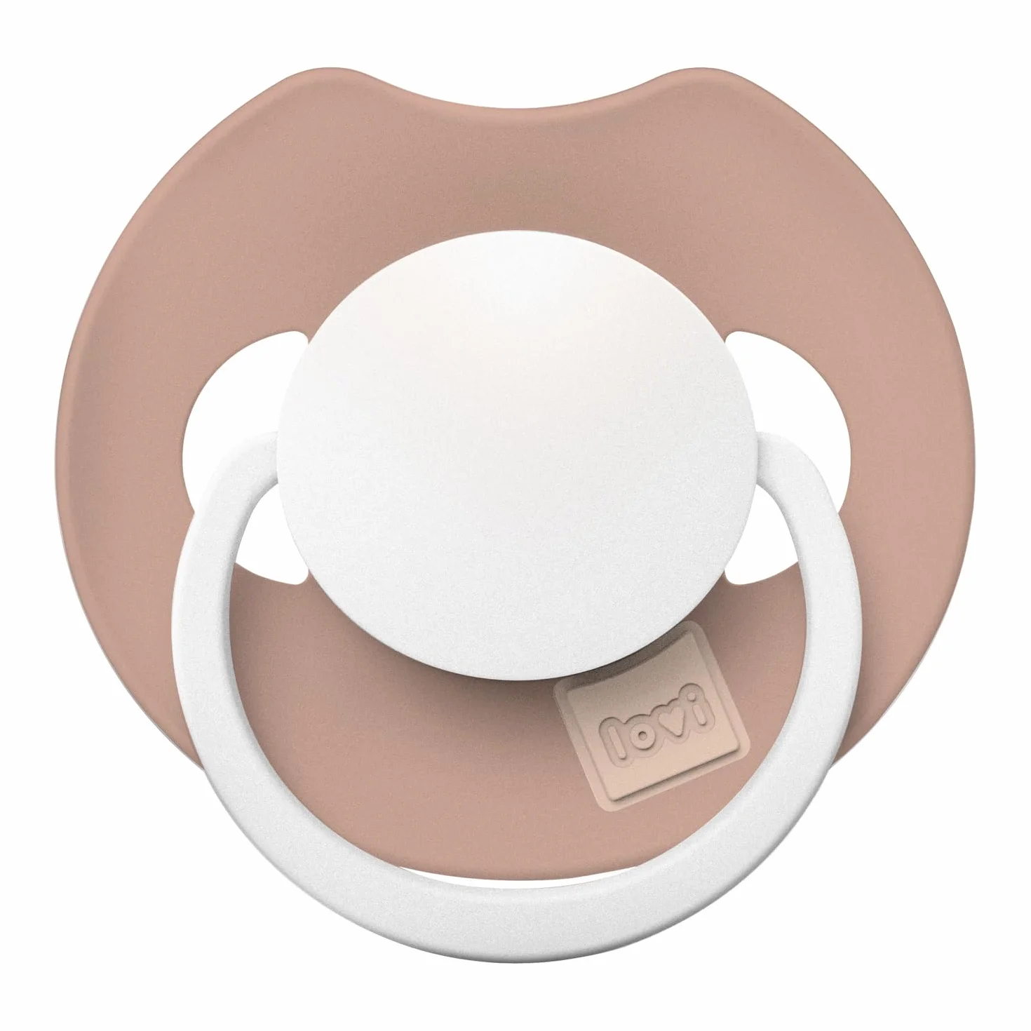 Smoczek uspokajający silikonowy dynamiczny LOVI Prime, 2 szt., kapsuła do sterylizacji, chroni odruch ssania, antyalergiczny, bez BPA (Ivory Glow/Blush Glow, 18 m+)