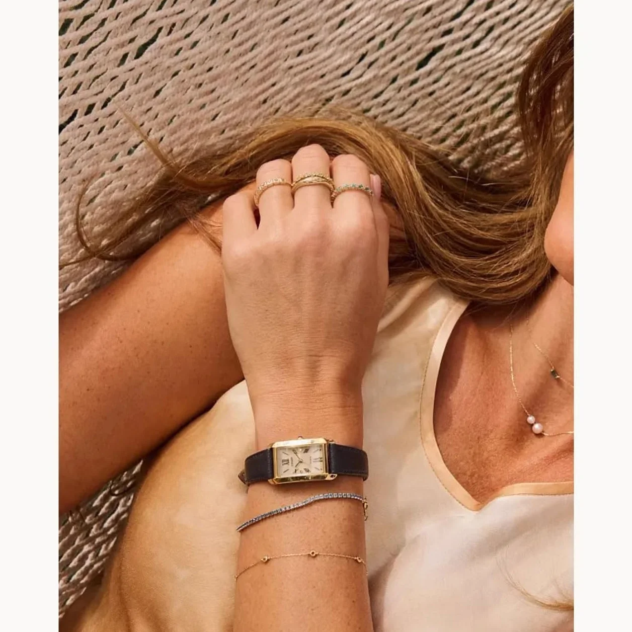 CITIZEN Zegarek damski z paskiem ze stali nierdzewnej Eco-Drive Solar cyfry rzymskie