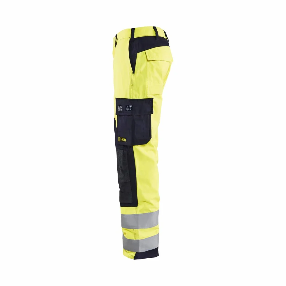 Blaklader 158815123389D100 Multinorm Inhärent spodnie robocze, High Vis żółty/granatowy, rozmiar D100