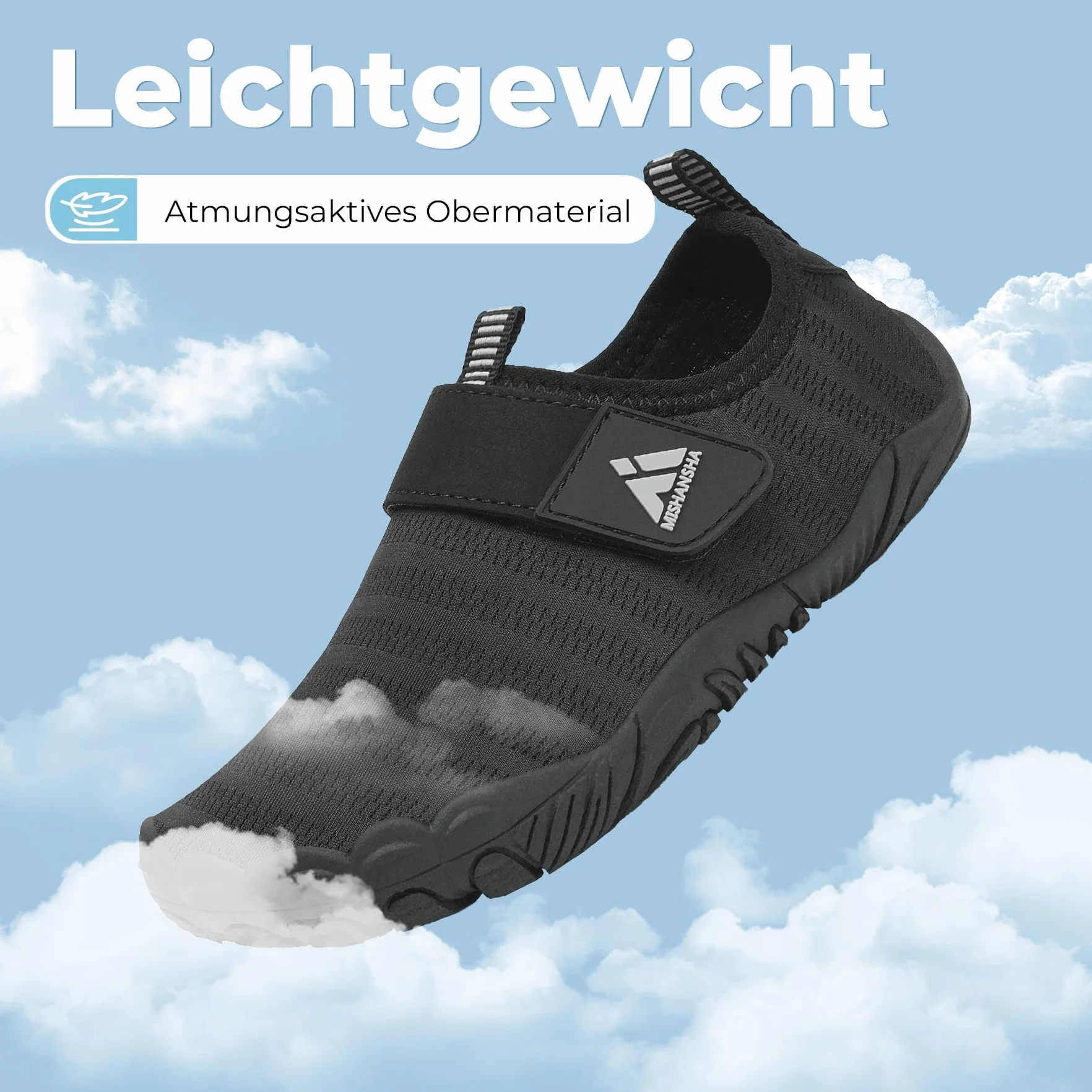 Mishansha Dziecięce buty kąpielowe, szybkoschnące, dla dziewcząt, chłopców, buty do chodzenia boso, oddychające, antypoślizgowe, rozm. 24-35