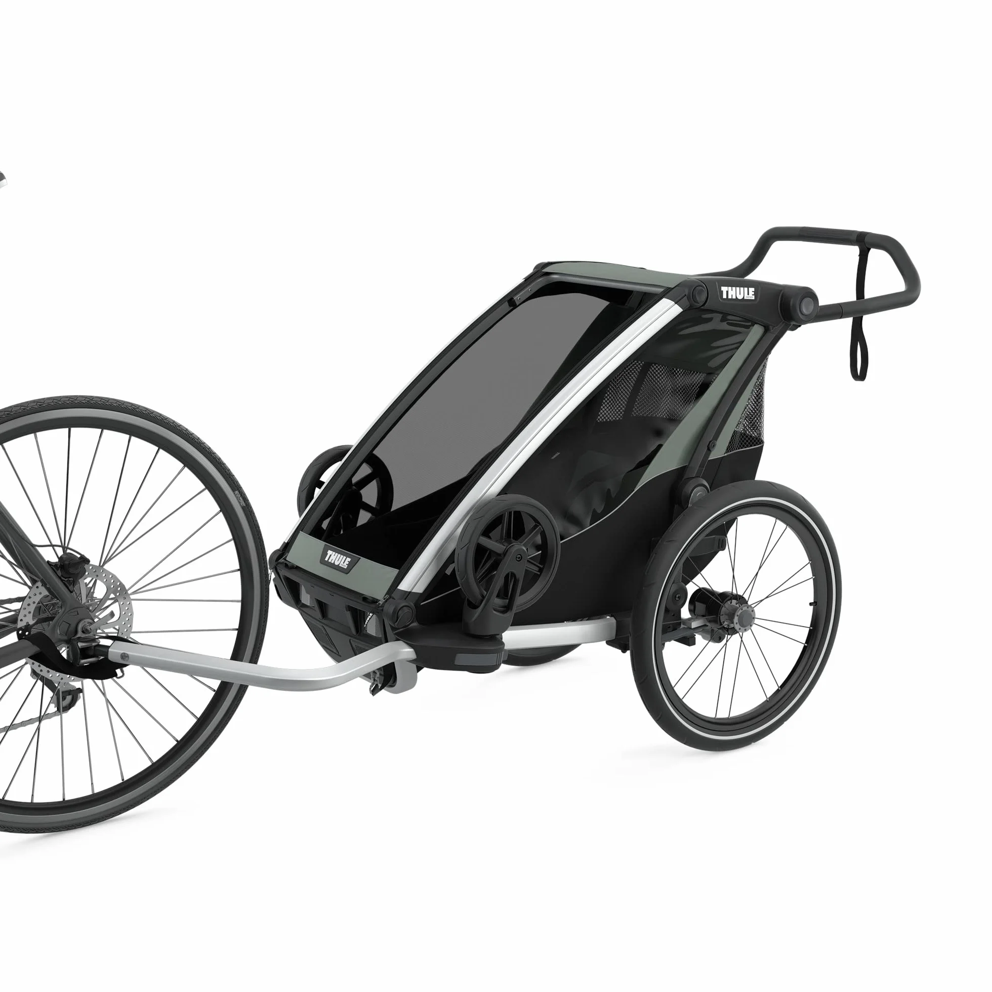 Przyczepka rowerowa THULE Chariot Lite Single kolor Agave