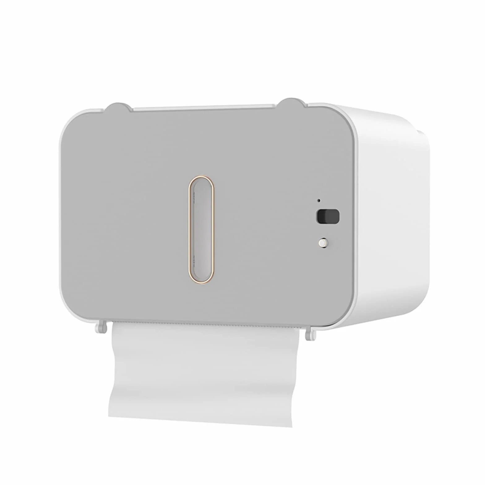 Dozownik ręczników papierowych, elektryczny dozownik ręczników z czujnikiem, dozownik do ręczników rolkowych, bezdotykowy dozownik ręczników papierowych, montowany na ścianie, dozownik papieru do