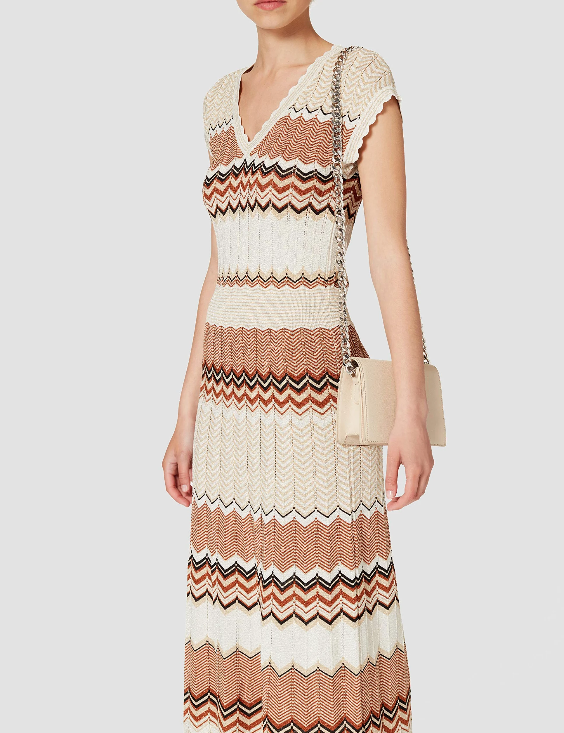 Morgan Sukienka rekreacyjna Kobiety Robe Rayures Jacquard Rmjini