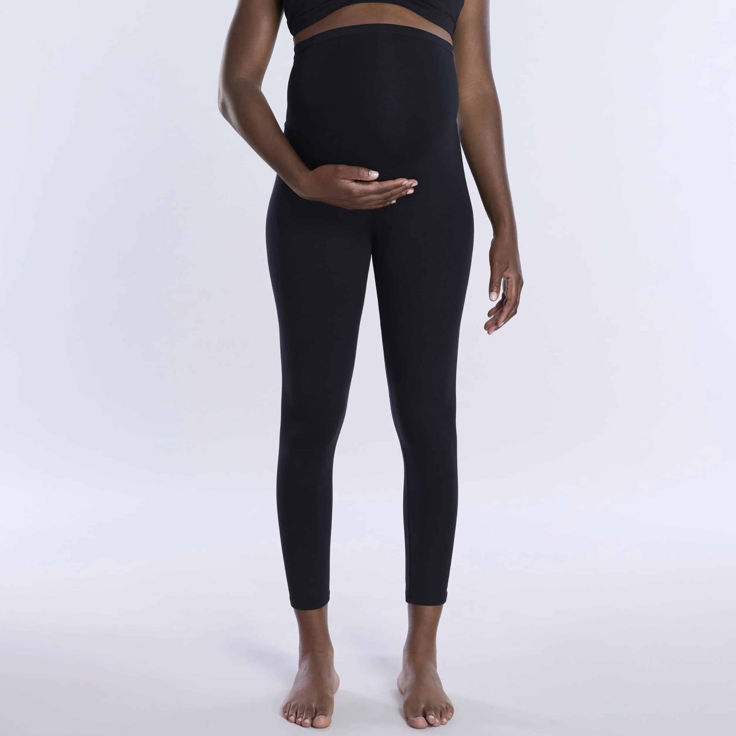 Motherhood Maternity Legginsy Z Tajnym Dopasowaniem, Rozciągliwe, Pełna Długość - Leginsy Kobiety