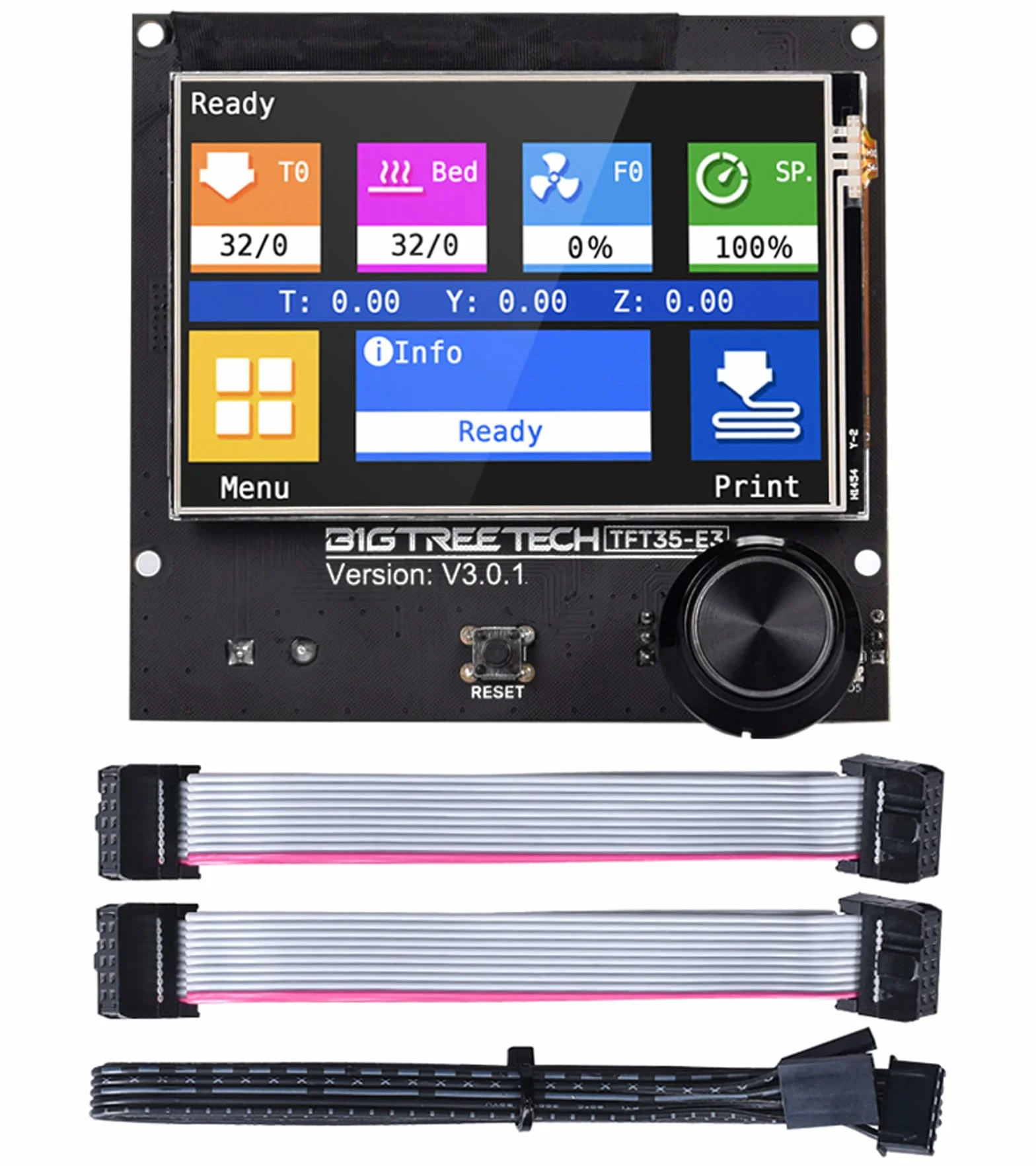 BIGTREETECH TFT35 E3 V3.0.1 wyświetlacz dotykowy Ender 3, idealny zamiennik do płyty głównej SKR MINI E3 V2.0 SKR 2 Board