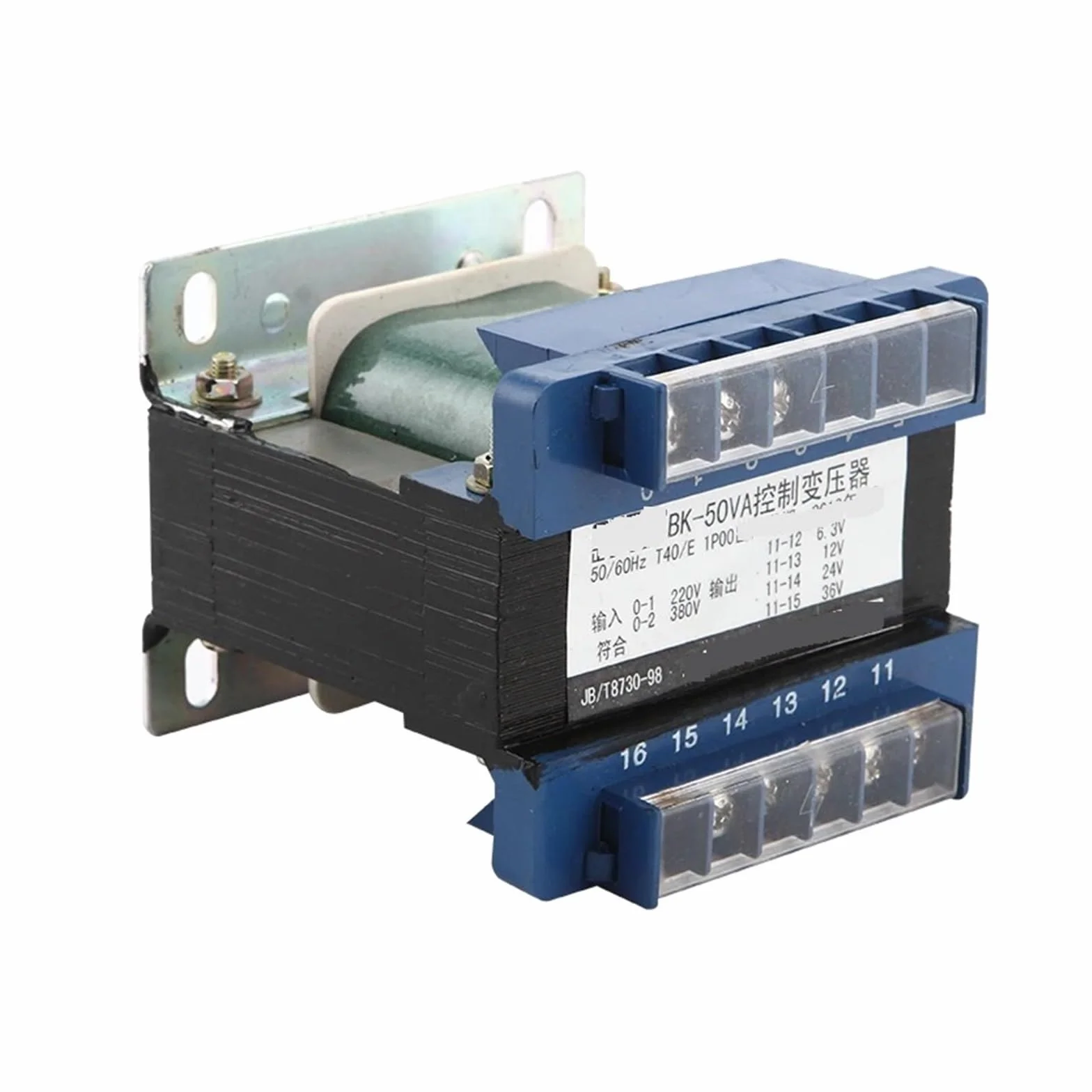 Transformator BK BK-50VA 50 W Kontrolujący transformator mocy typu BK 110V 220V/380V Wejście 220V 110V 36V 24V 12V 6,3V 80V Wyjście (50 VA 380 V,12 V 24 V 110 V 220 V)