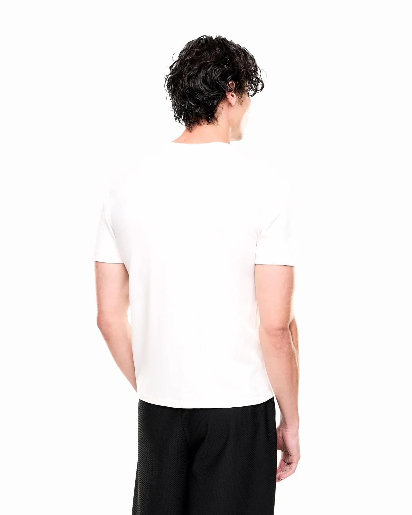 EA7 Logo Regular Fit okrągły dekolt t-shirt męski T SHIRT 7M001331 AF13739 U0004