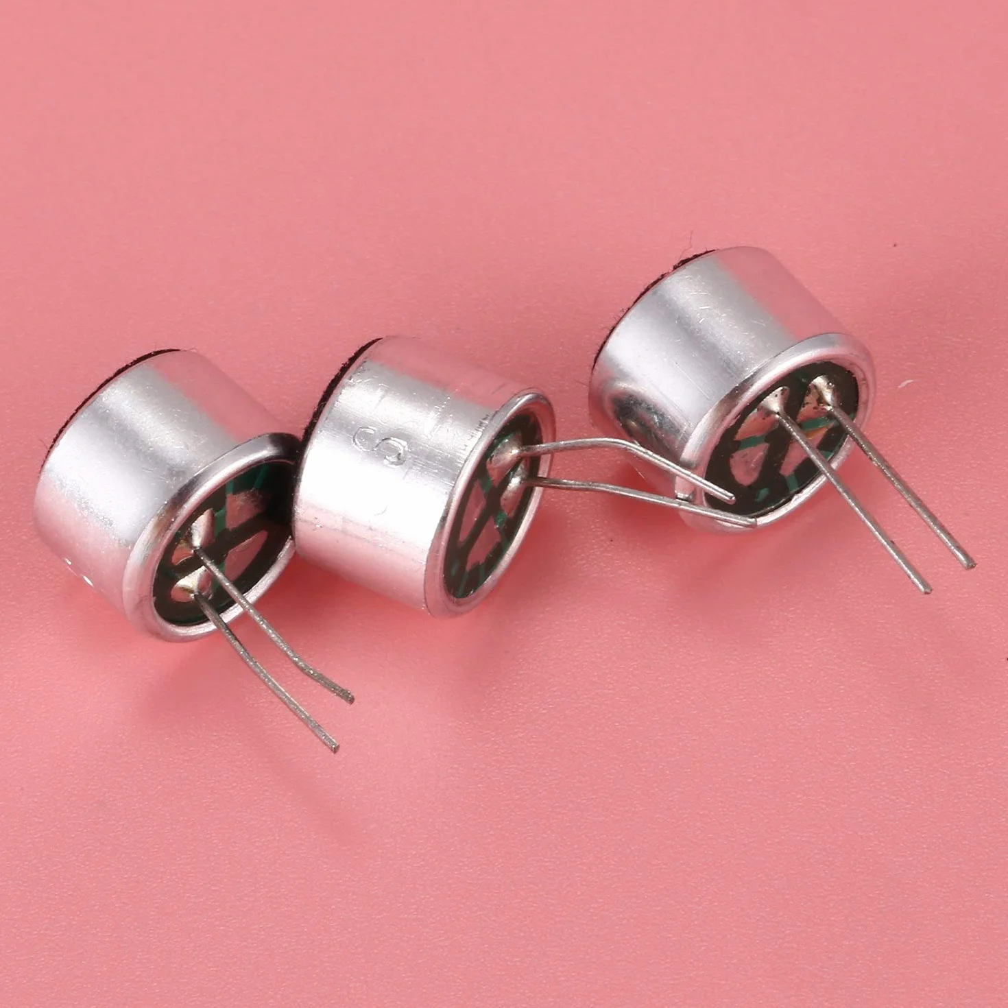 Lanko 10 sztuk 9,7 mm x 7 mm 2 pin MIC Capsule Elektret mikrofon kondensatorowy