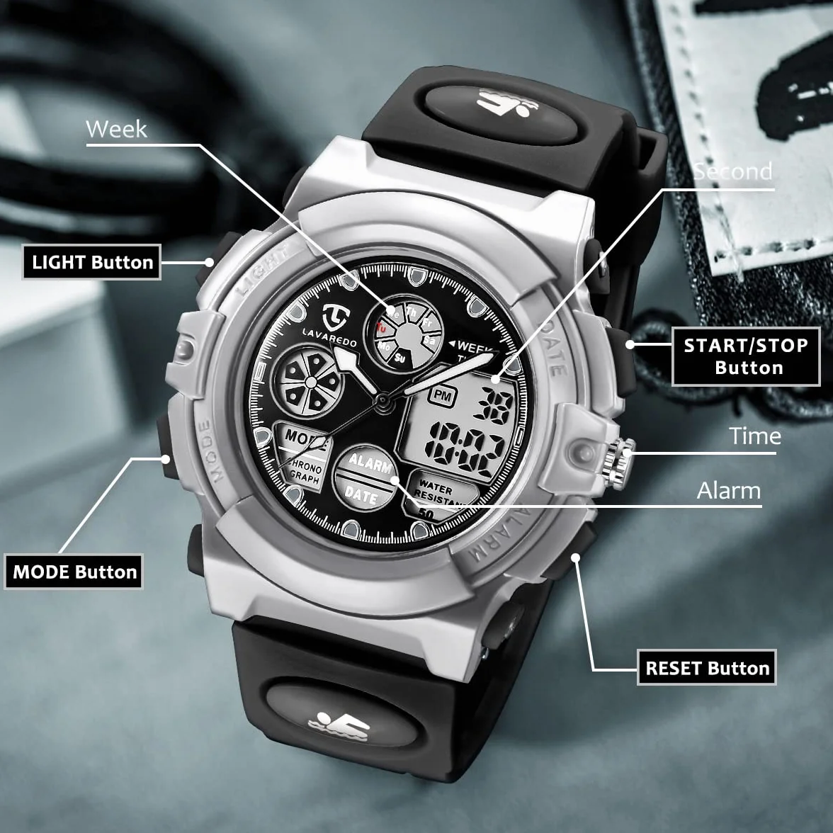 aswan watch, Zegarek sportowy SKM1548