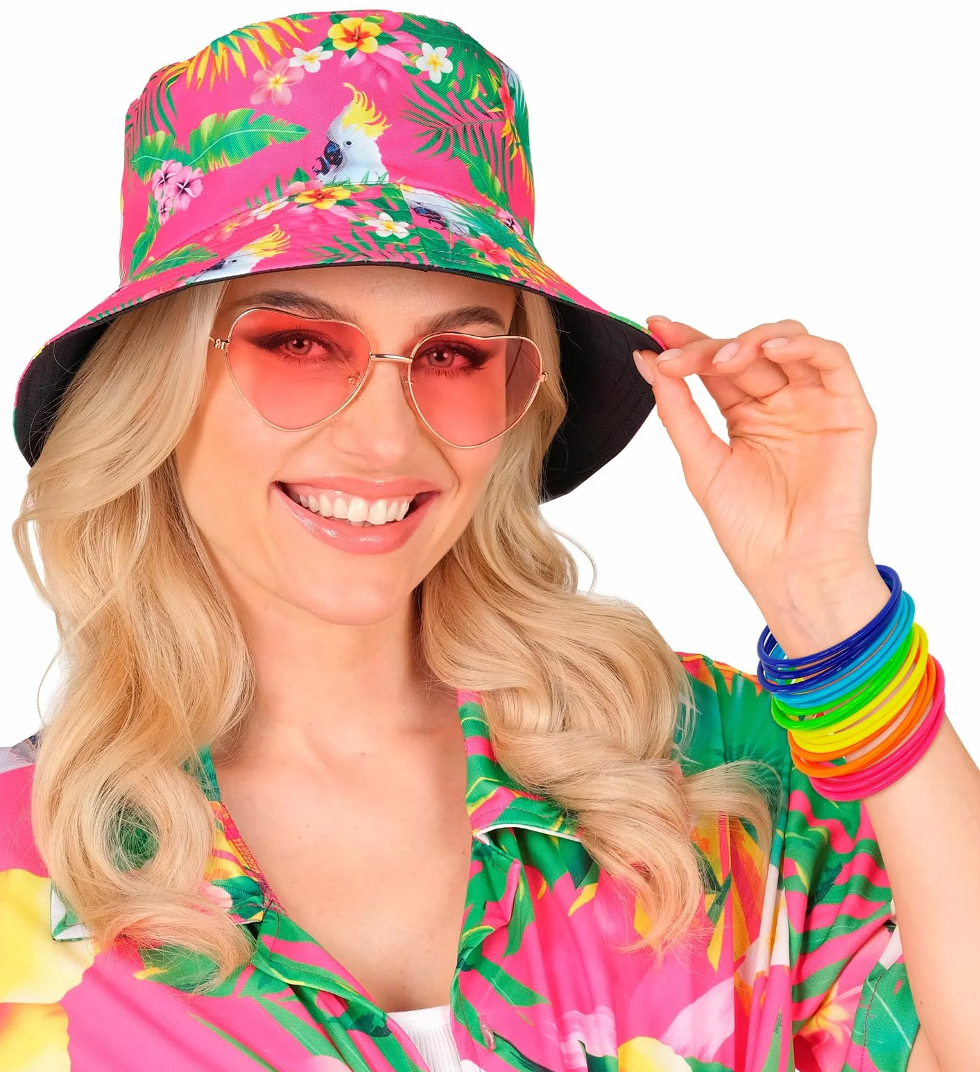 W WIDMANN MILANO Party Fashion 05844 18 sztuk wielokolorowych bransoletek na karnawał, imprezę tematyczną, 18 sztuk