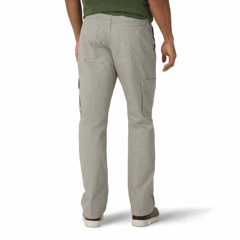 Wrangler Authentics Męskie spodnie cargo o splocie skośnym, Logan, luźny krój