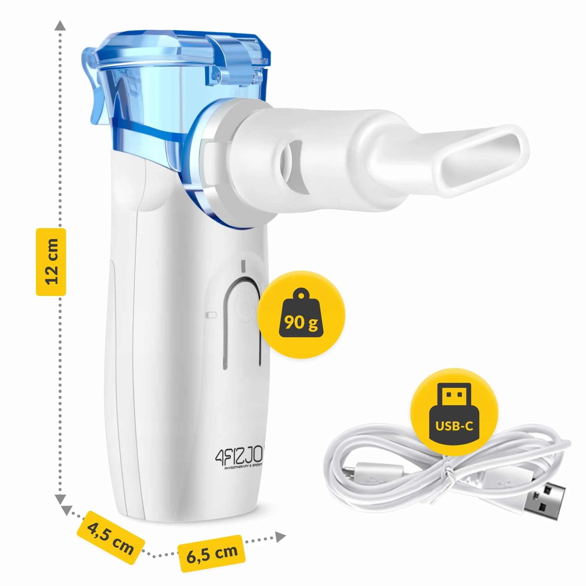 INHALATOR NEBULIZATOR DLA DZIECI DOROSŁYCH SIATECZKOWY PRZENOŚNY CICHY LITE