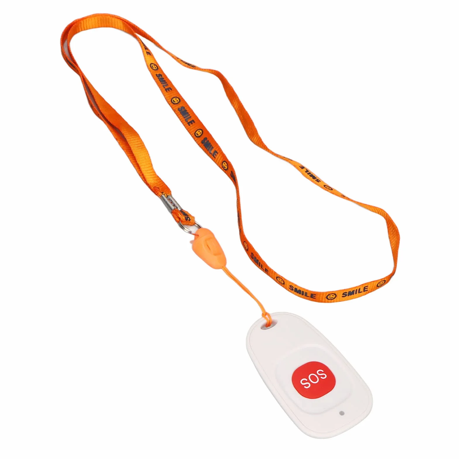 Caregiver Pager, Bezprzewodowy System Przywoławczy SOS Bezpieczeństwo Osobiste System Alarmowy Pielęgniarki Przycisk Wywołania Przycisk Paniki ze Smyczą i 1 Szt. Odbiornik