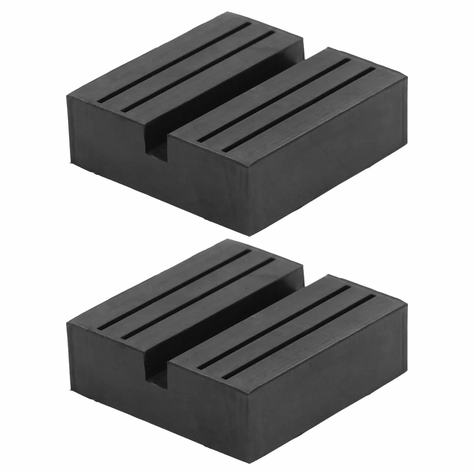 ViaGasaFamido 2 komputery Jack Rubber Pad Uniwersalna kwadratowa szczelinowa rama Rail Floor Jack Clamp na adapterze Non Slip Adapter Dobra odporność na zgniatanie Krążek do naprawy konserwacji