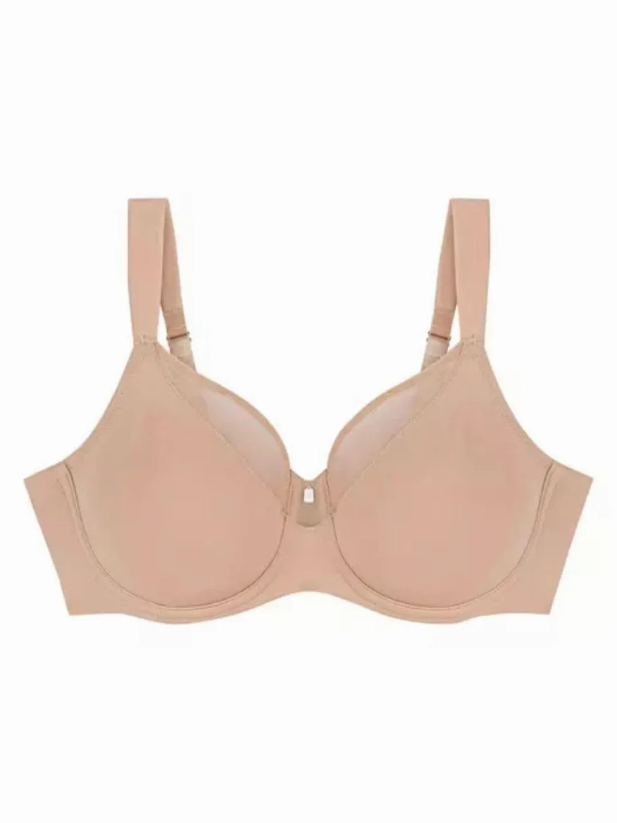 Triumph True Shape Sensation W01 Biustonosz Minimizer Kobiety, beżowy (Smooth Skin 6106), 80H