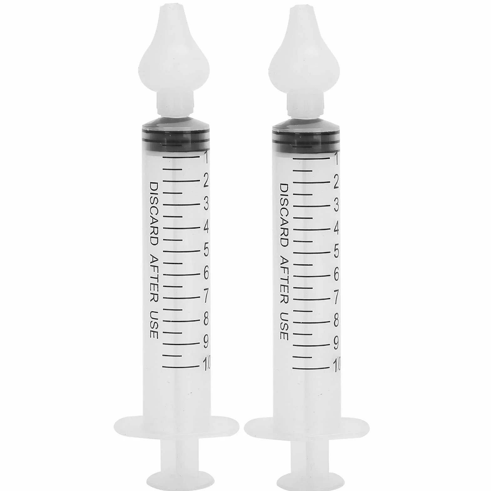 2 szt. 10 ml strzykawka do nosa silikonowy środek do czyszczenia nosa dla niemowląt Irygator do nosa strzykawka dla niemowląt aspirator do nosa dla niemowląt urządzenie do płukania nosa i płukania