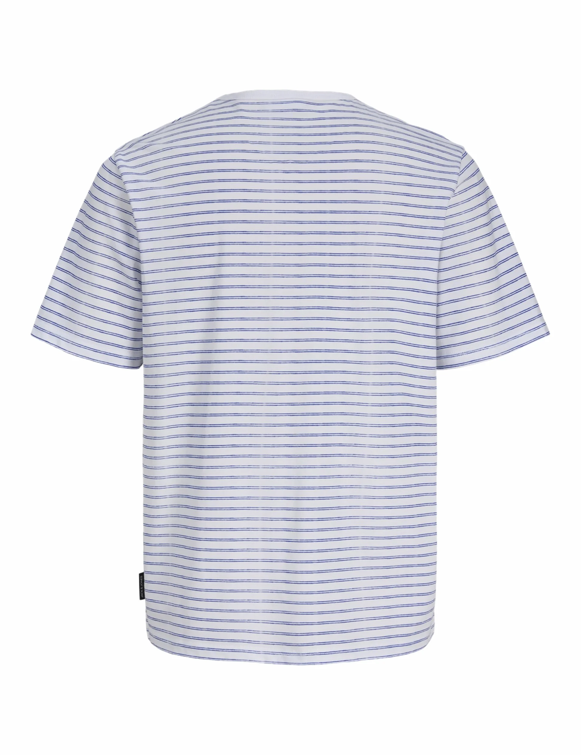 JACK & JONES Jjdevin Daytona Striped Tee SS Cn Jnr, Bright White, 152