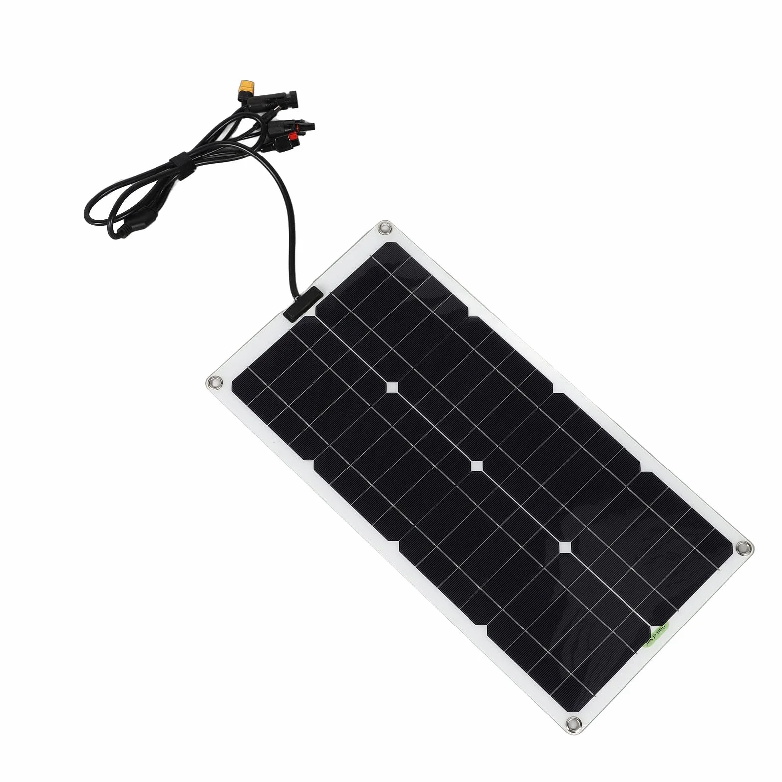 100W Monokrystaliczny Krzemowy Panel Słoneczny, Panel Słoneczny z Wielofunkcyjnym Interfejsem Domowe Zasilanie Awaryjne Zestaw Falownika Słonecznego do Biwakowania na Zewnątrz