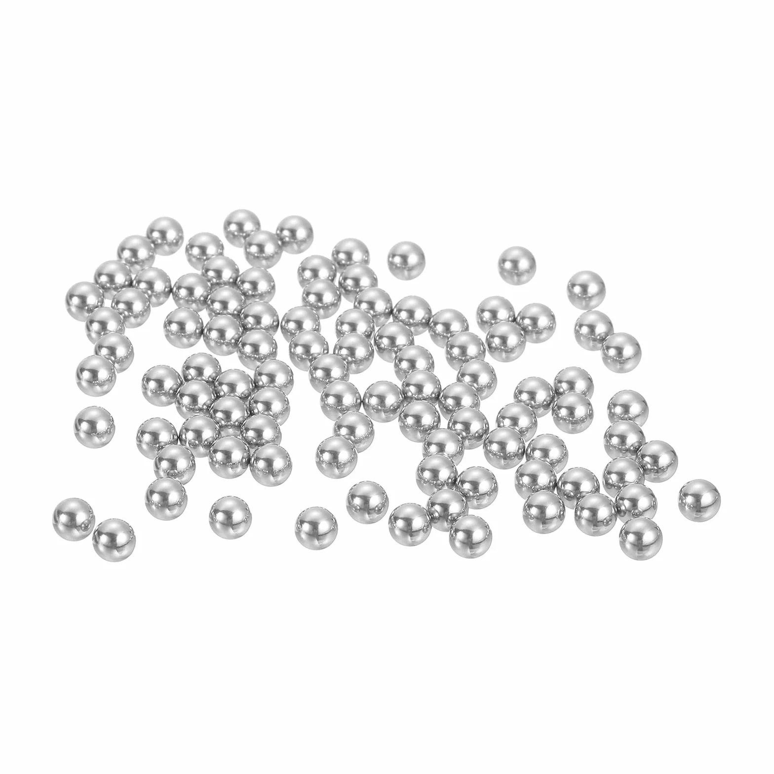 QUARKZMAN Łożyska kulkowe 2,5 mm 3/32" 500 szt. 304 stal nierdzewna G100 precyzyjne kulki metryczne do łożysk rolkowych szuflad prowadnic rowerowych