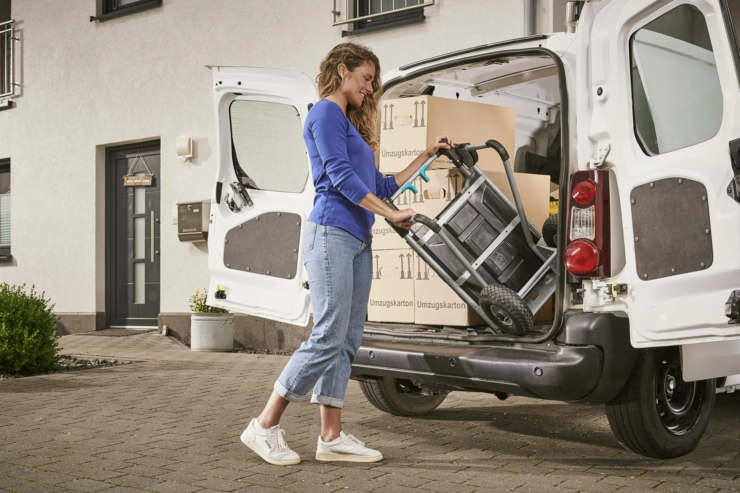 wolfcraft System transportowy TS 2500 I 5535000 I funkcja 2 w 1: wózek transportowy i wózek przesuwny I elastyczne zastosowanie I funkcja szybkiego składania I obrotowe uchwyty I kompaktowy wymiar po