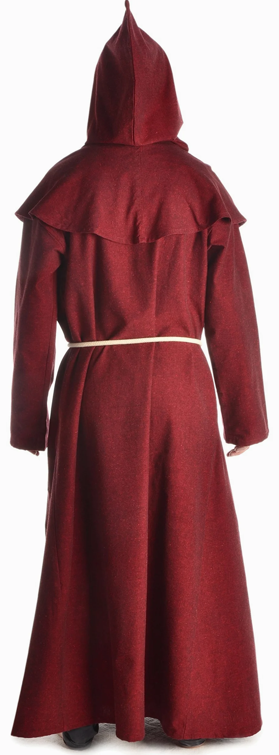 Męska średniowieczna czapka halzebeer (zestaw kaptur, dzianina, bawełna) S-XXXL bawełna