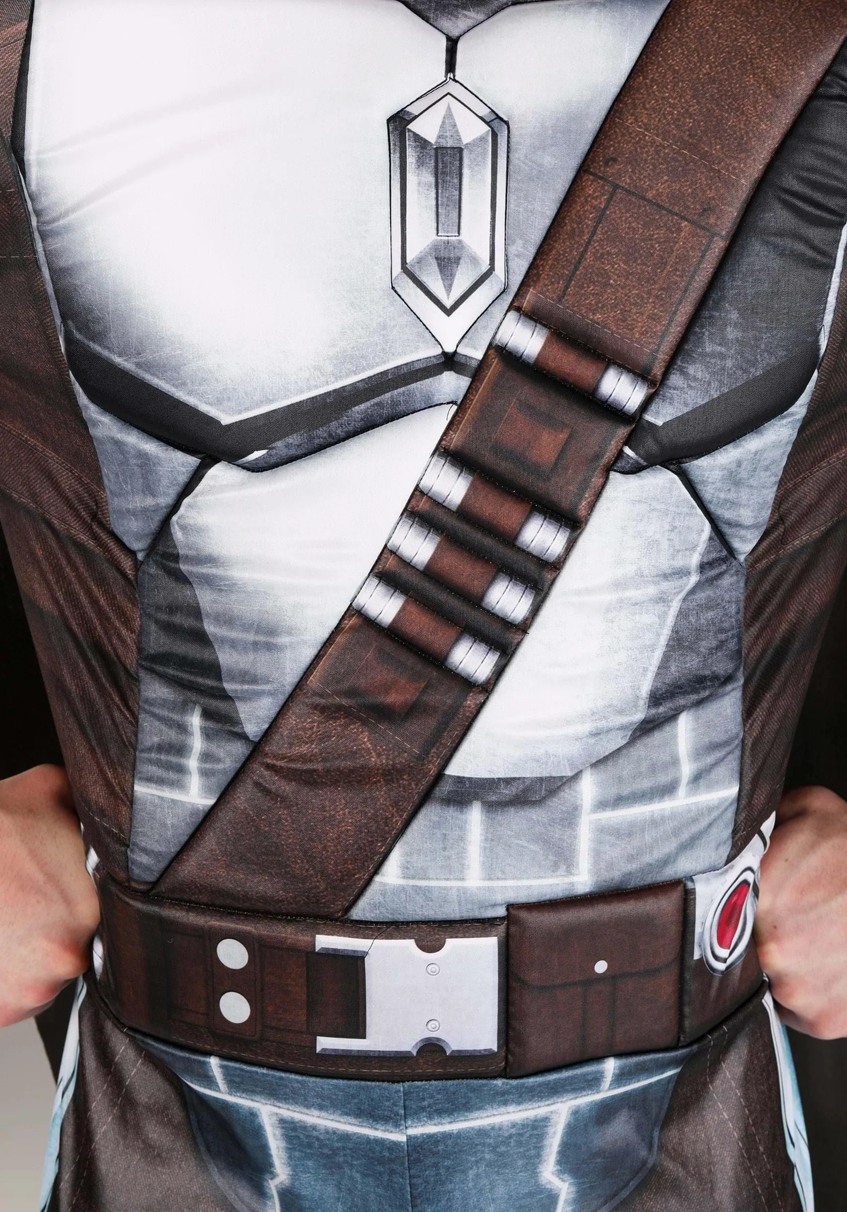STAR WARS Deluxe kostium mandaloriański dla dorosłych, męski kostium na Halloween, oficjalna licencja
