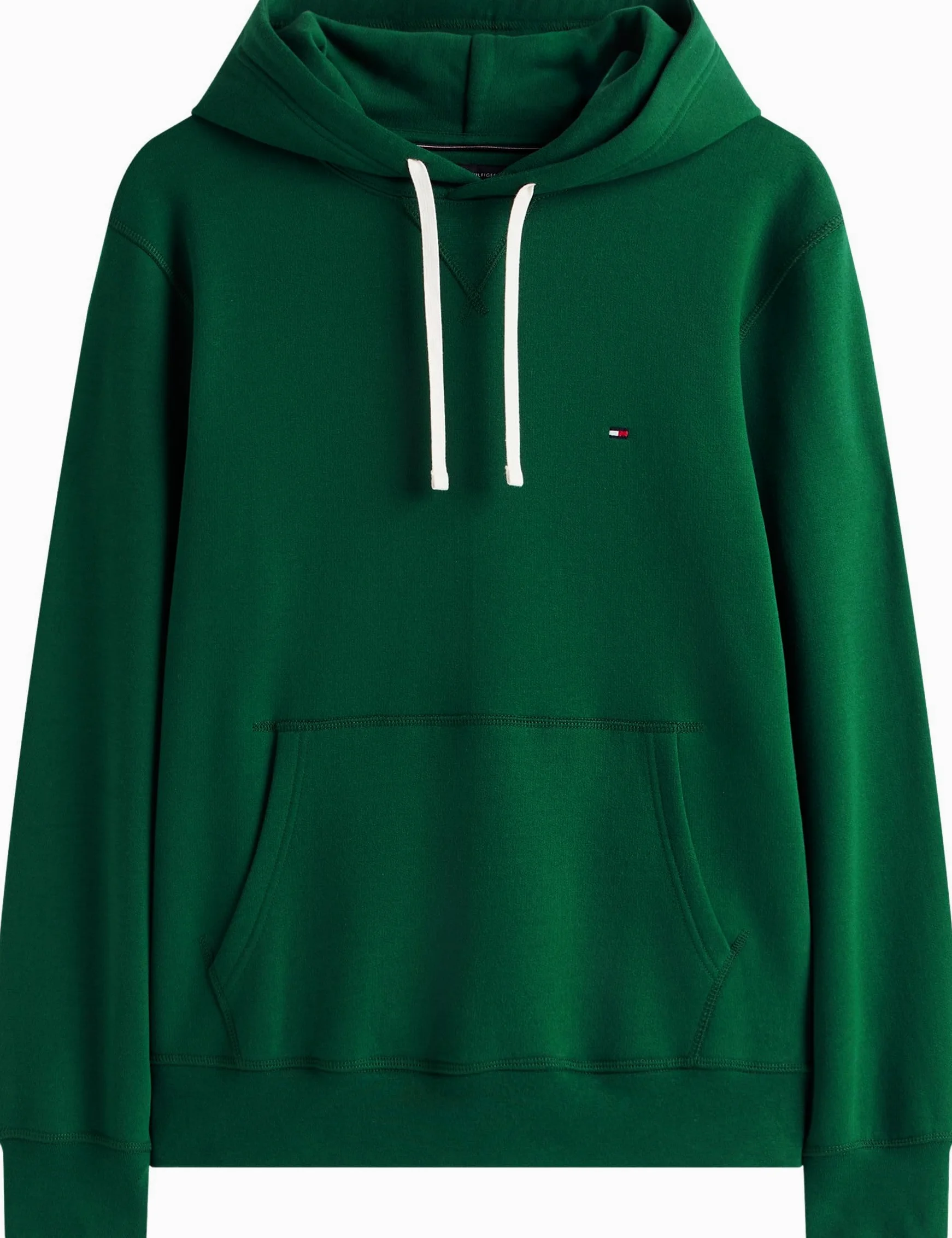 Tommy Hilfiger Męska bluza z kapturem ESS SEZONAL MW0MW39997, zielona, M, Zielony (ozdobny zielony), M