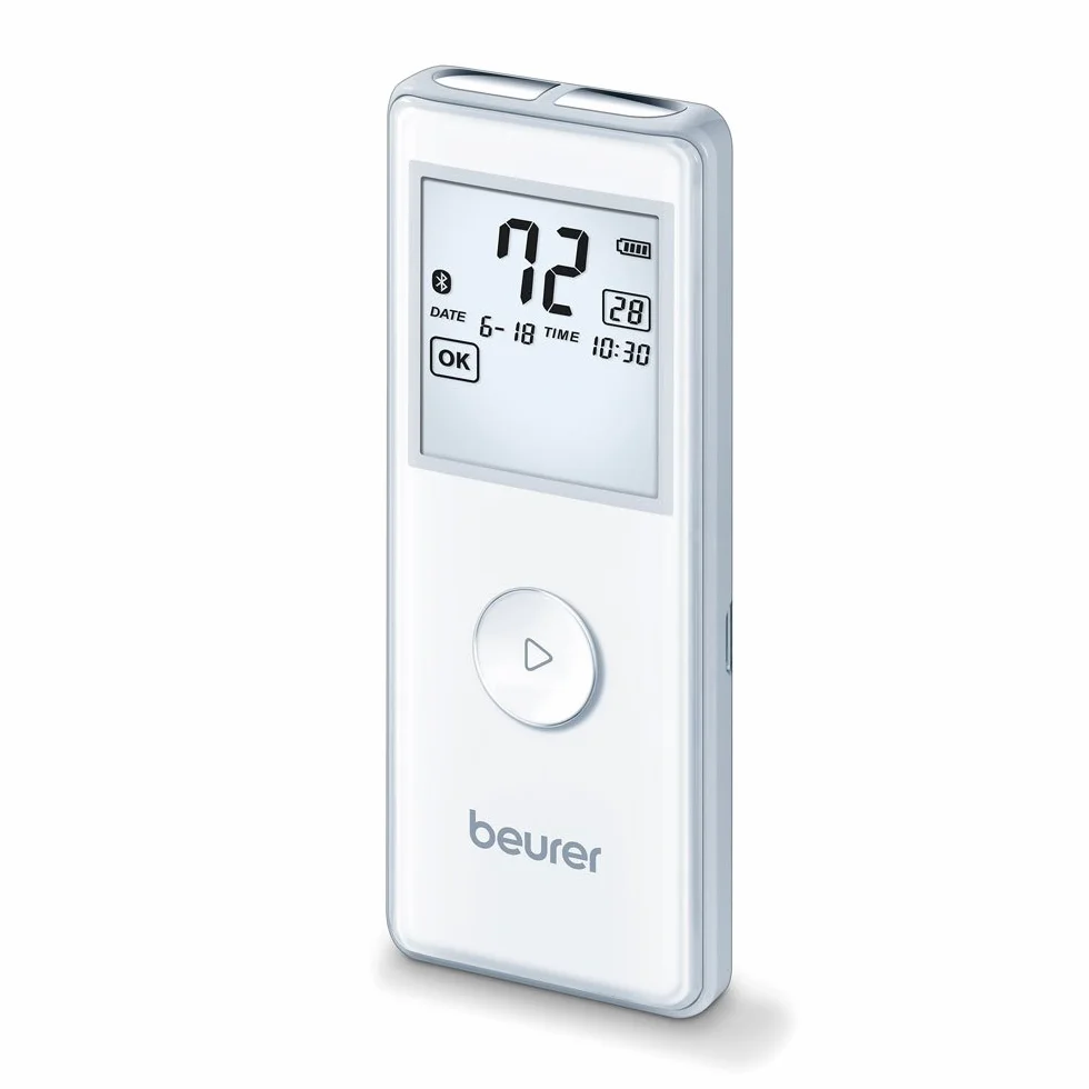 Beurer Me 90 454.15 Urządzenie Ekg z Bluetooth, Biały