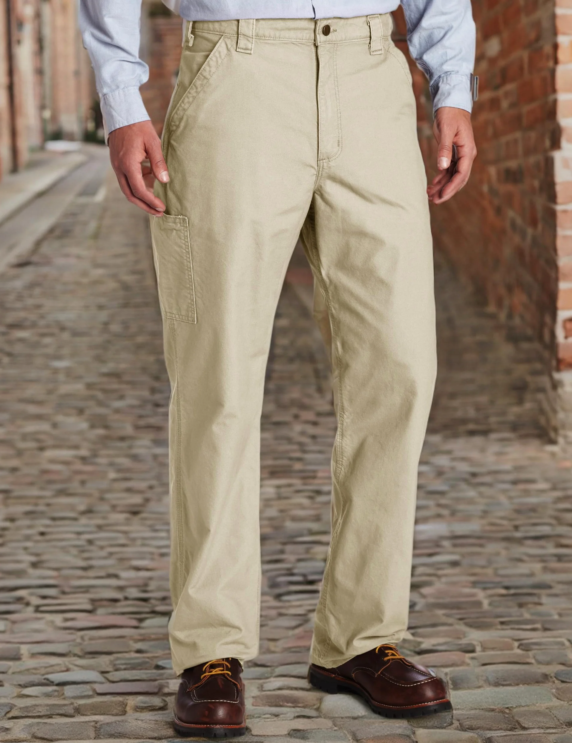 Carhartt Canvas Work Dungaree Pant B151 - Płótno robocze spodnie ogrodniczki B151 Mężczyźni
