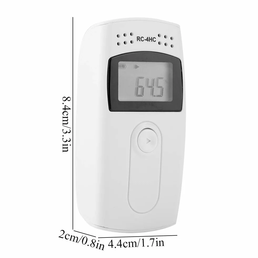 Precyzyjny rejestrator danych temperatury i wilgotności USB Wyświetlacz LCD Termometr Rejestrator temperatury Wskaźnik rejestrowania temperatury