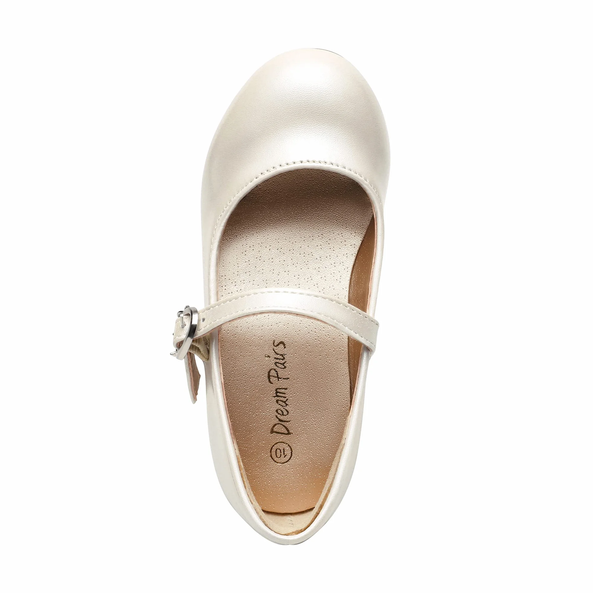 DREAM PAIRS Dzieci Baleriny Dziewczyna Sukienka Wygodne Buty Na Imprezę Balet Mieszkania Dziewczyny Księżniczka Błyszcząca KFL219
