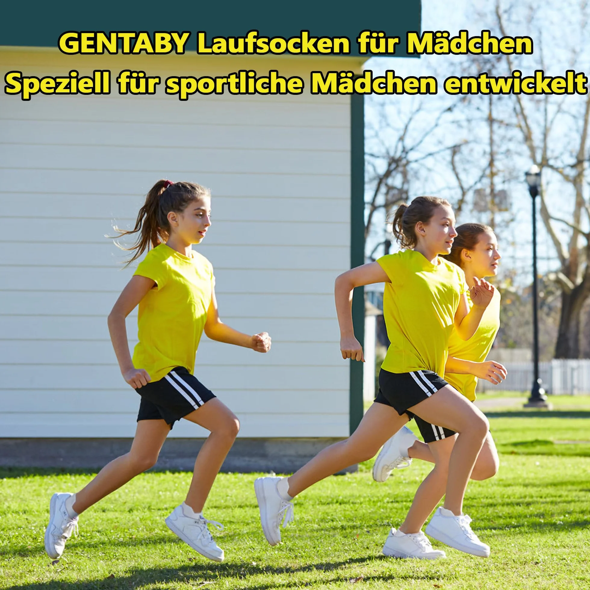 GENTABY Dziewczęce skarpety do sneakersów, dla dzieci, kolorowe skarpety sportowe, do szkoły, 12 par, klasyczne kolory, czarno-białe, oddychające, bawełniane skarpety dla dzieci w wieku 1-14 lat, 20