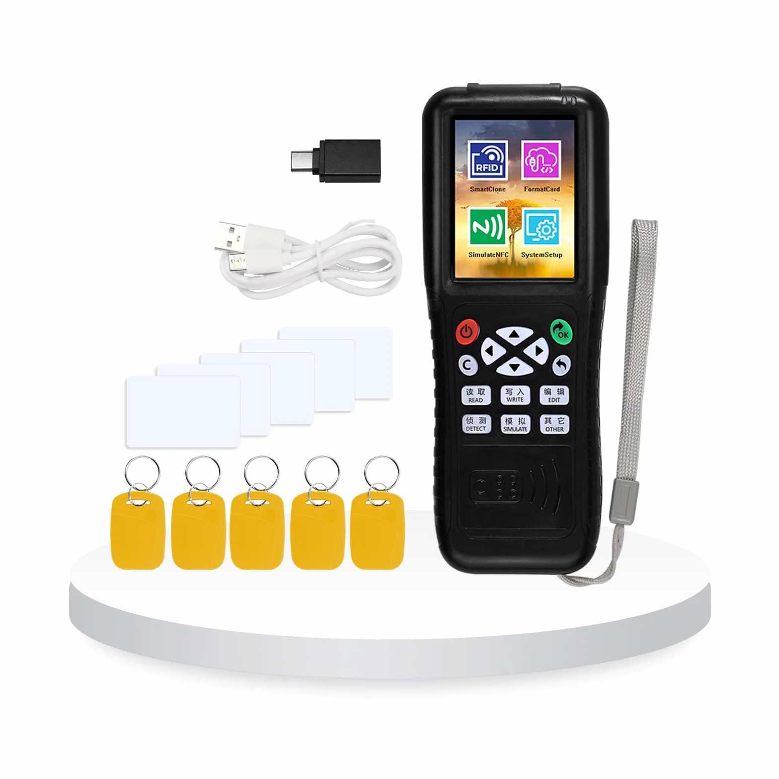 Nowy iCopy RFID kopiarka pełny wieloczęstotliwościowy czytnik kart inteligentnych NFC pisarz powielacz aplikacji szyfrowanie dekoder darmowe oprogramowanie telefon komórkowy do kopiowania