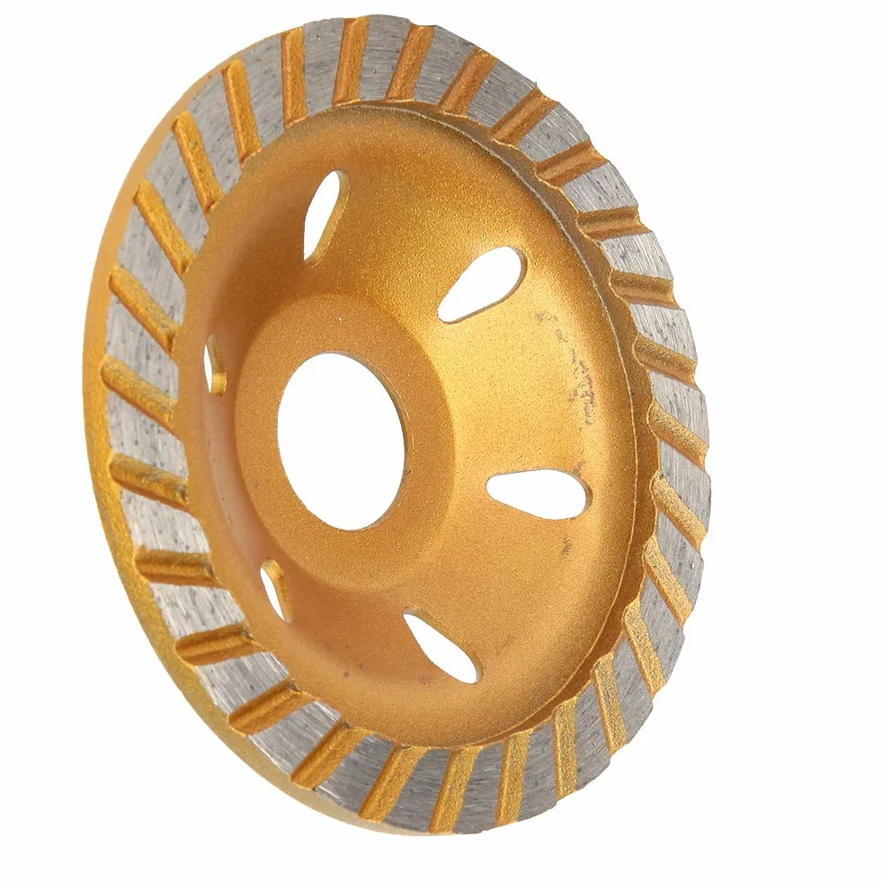 4 "100mm beton Turbo diamentowa tarcza szlifierska, kształt miski tarcza szlifierska kamień betonowy granit narzędzie do szlifierki kątowej (#2)