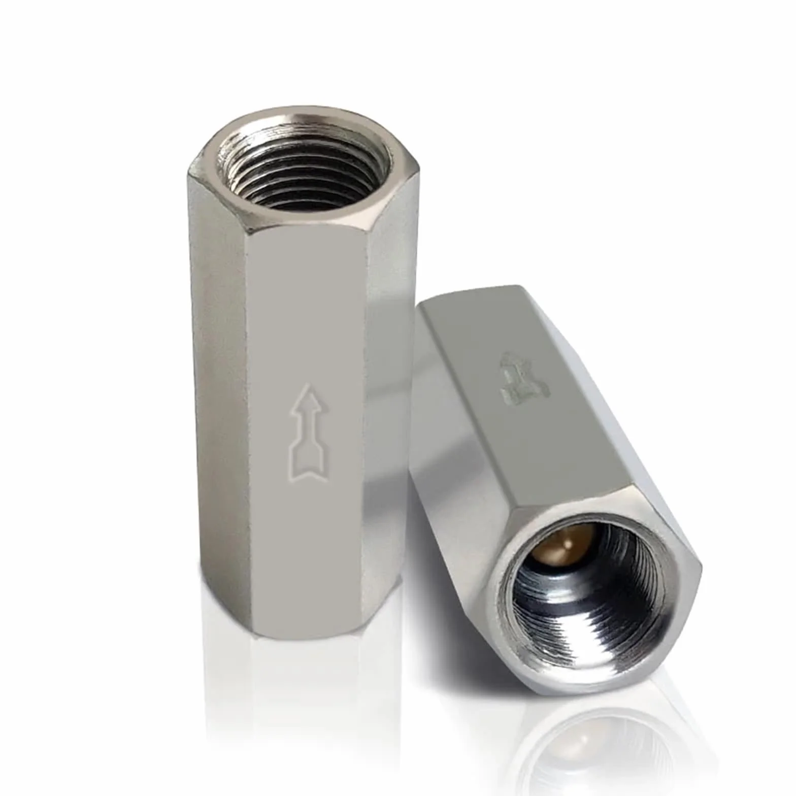 Zawór zwrotny powietrza 6mm 8mm 10mm 1/4 OD wąż zawór jednokierunkowy powietrze gaz jednokierunkowy zawór mosiężny Adapter do montażu rur sprężarki powietrza(CV-01BSP 4MM)