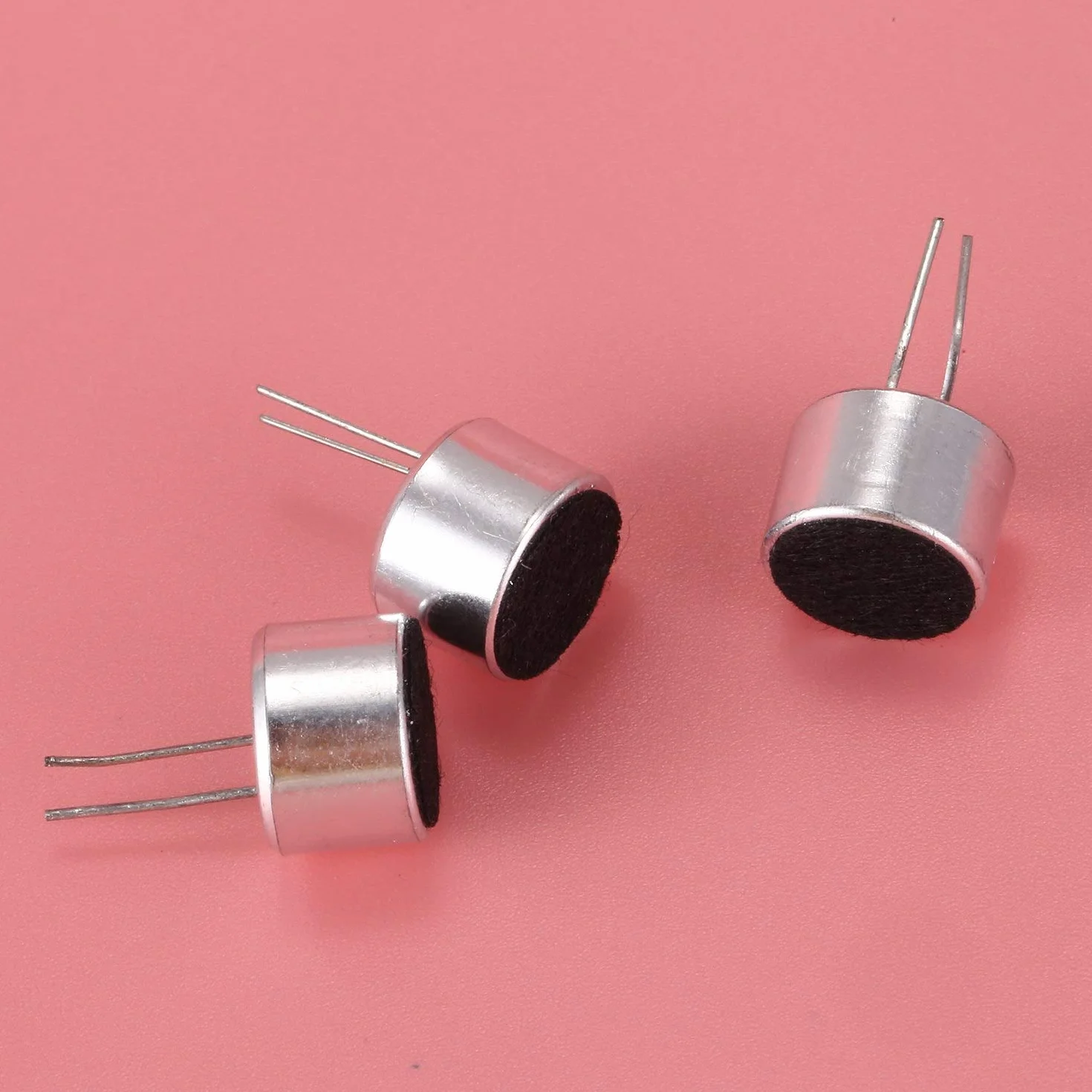 Lanko 10 sztuk 9,7 mm x 7 mm 2 pin MIC Capsule Elektret mikrofon kondensatorowy