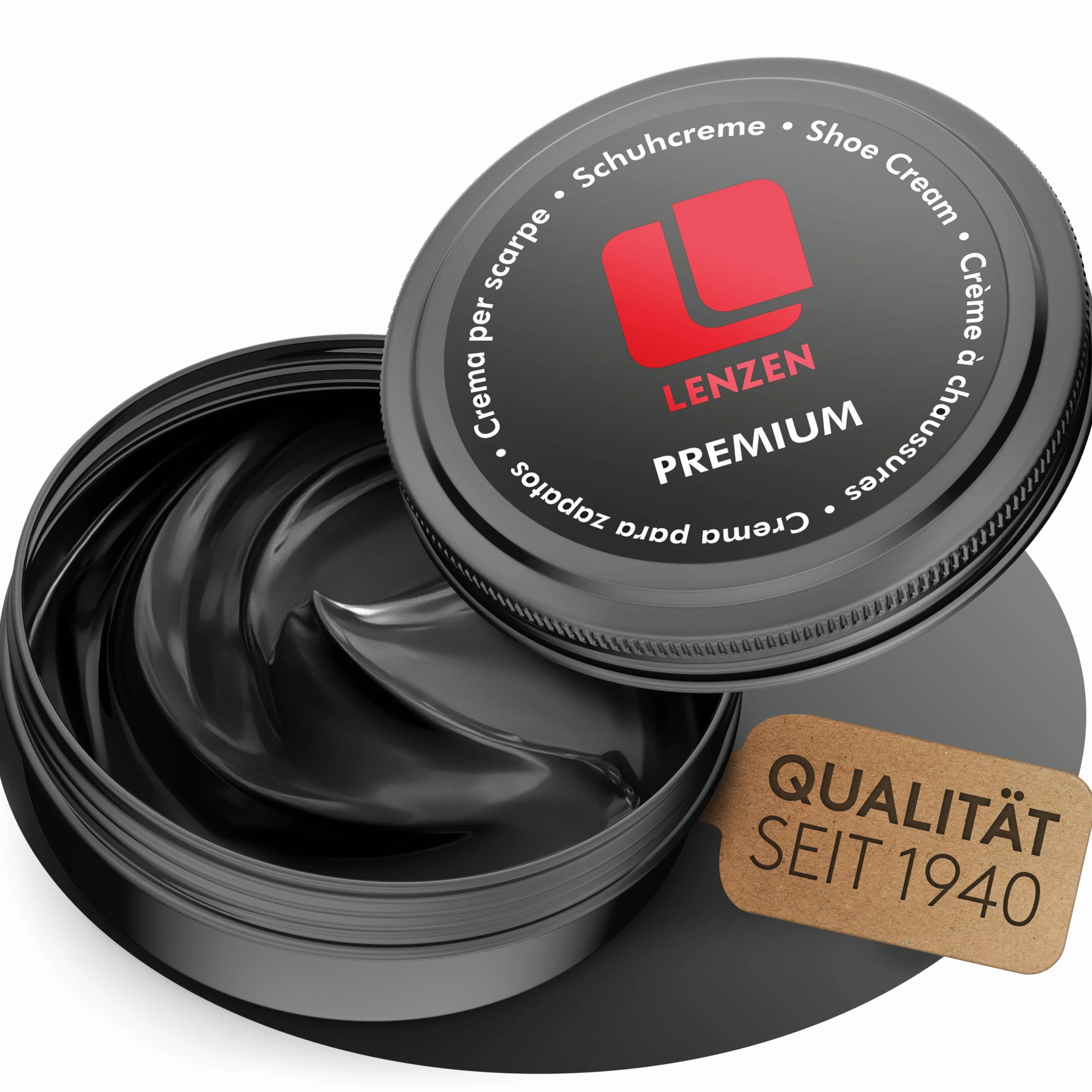 Pasta do butów Lenzen do skóry gładkiej i licowej