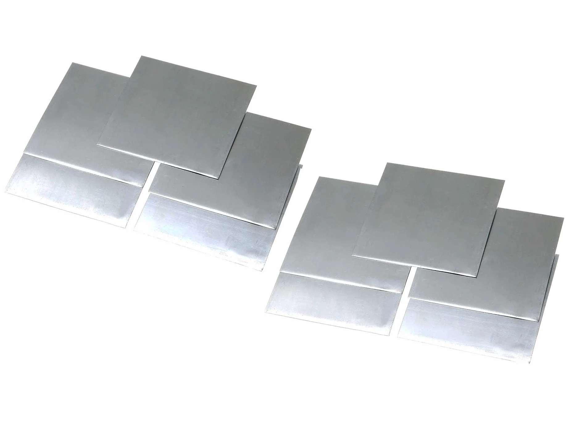 Blachy cynkowe 99,9% czystego cynku, 10 sztuk, do laboratorium naukowego (140 x 140 x 0,2 mm)