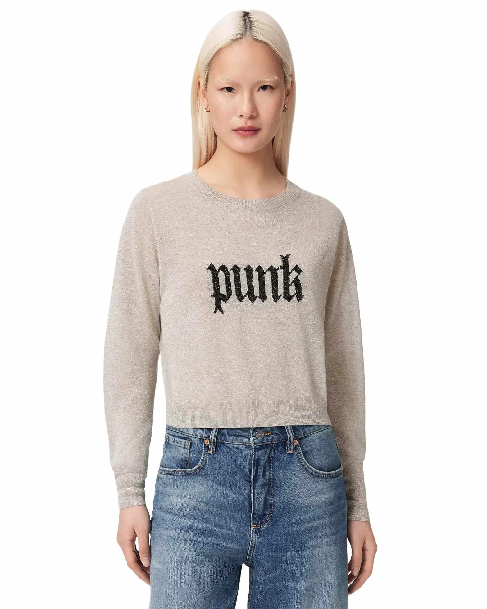 AllSaints Sweter Kobiety Deetz Jumper