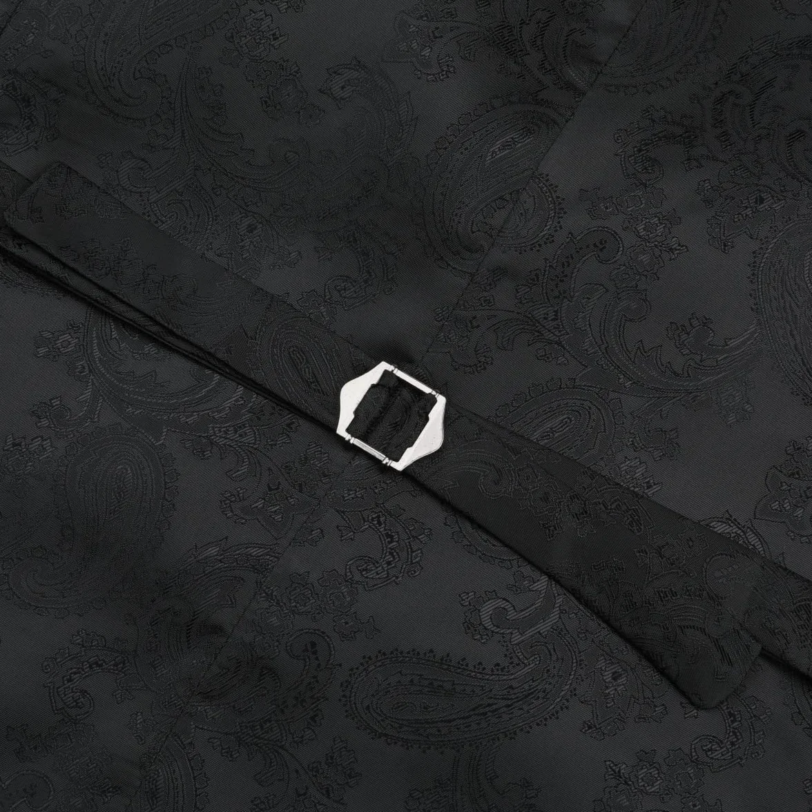 YOUTHUP Męska dwurzędowa kamizelka slim fit, formalna kamizelka garniturowa, na co dzień, na wesele, imprezę, kamizelki