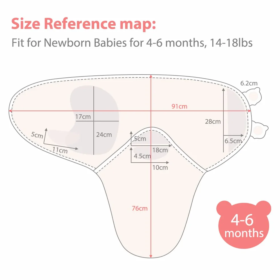 Vicloon Kocyki do owijania dla niemowląt, 2 szt. Kocyki do owijania, Organiczny bawełniany koc do owijania dla niemowląt 4-6 miesięcy 6-8 kg