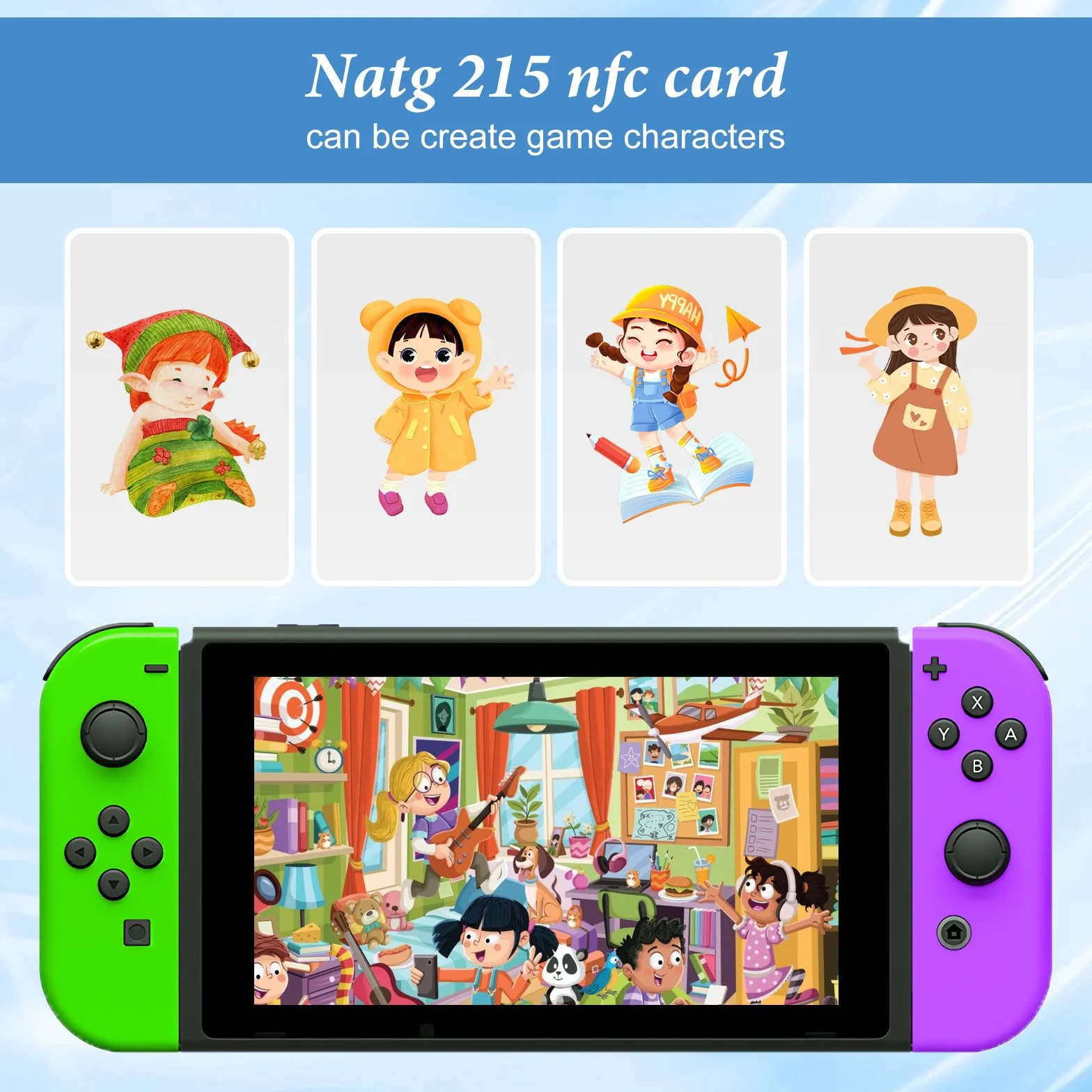 20 szt. czarnych kart NFC NTAG215 do wielokrotnego zapisywania puste karty z chipem, pamięć 504 bajtów, kompatybilne z urządzeniami obsługującymi NFC, programowalne znaczniki NFC z PCW dla firm