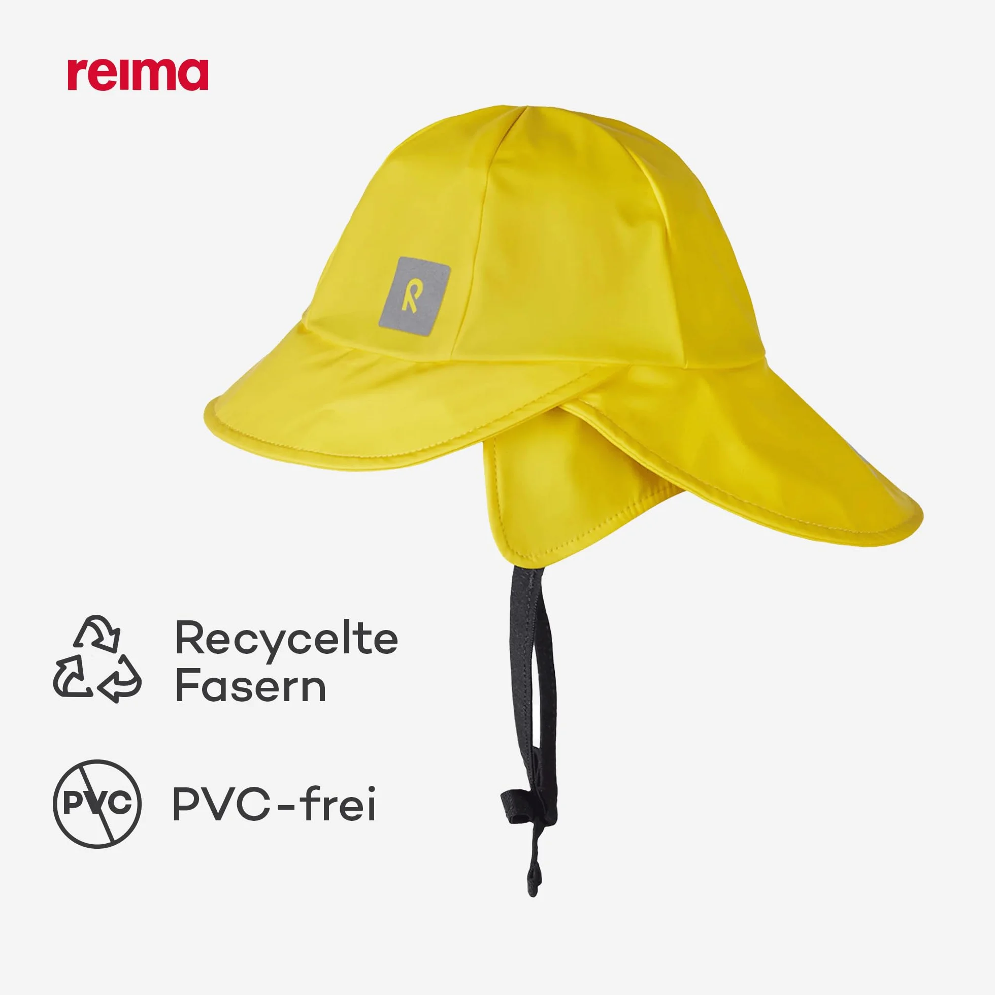 Reima Kapelusz przeciwdeszczowy Rainy dla dzieci z elastycznego materiału – wodoszczelna dziecięca czapka przeciwdeszczowa z odblaskowymi detalami i wodoodpornością 10 000 mm