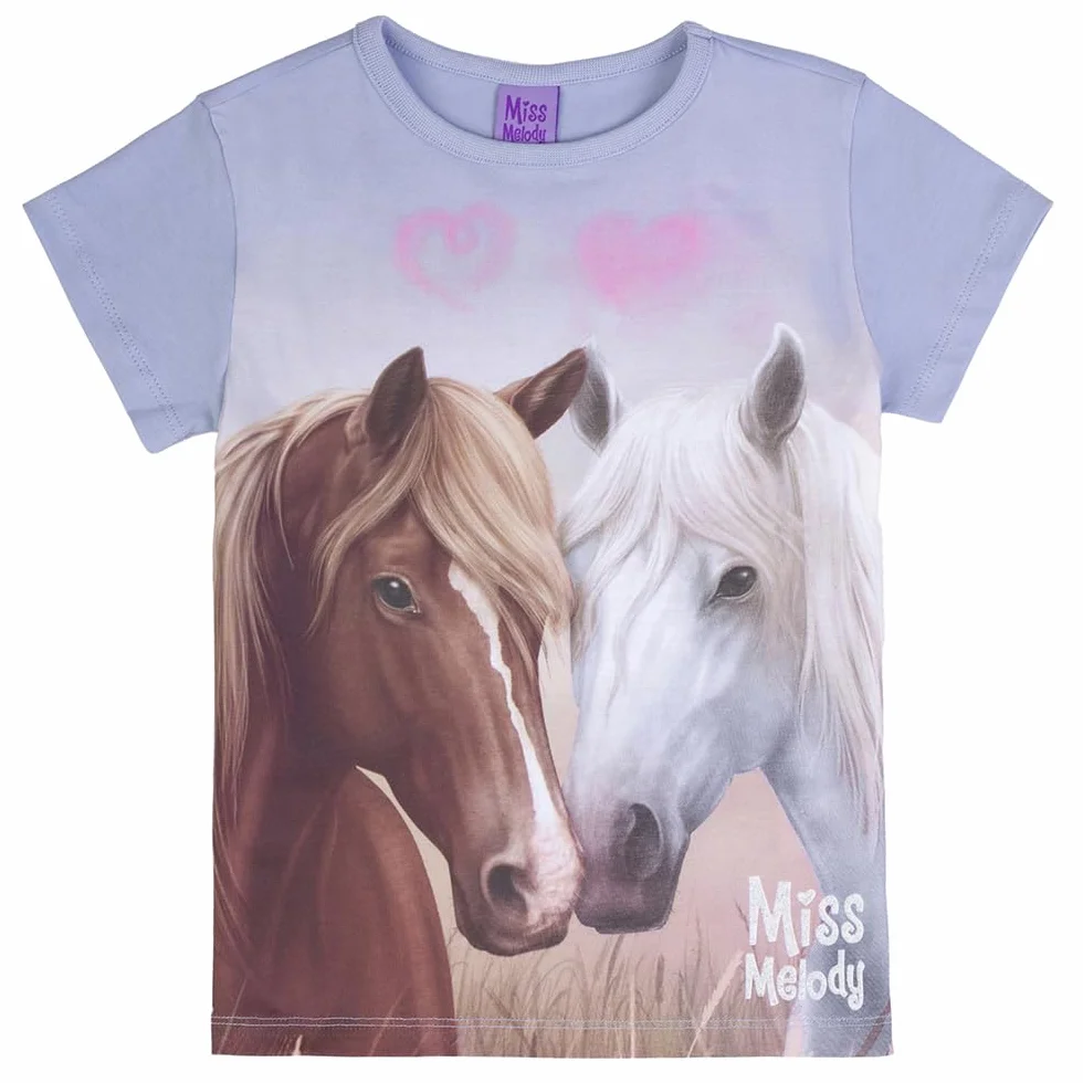 Miss Melody T-shirt 76019 niebieski