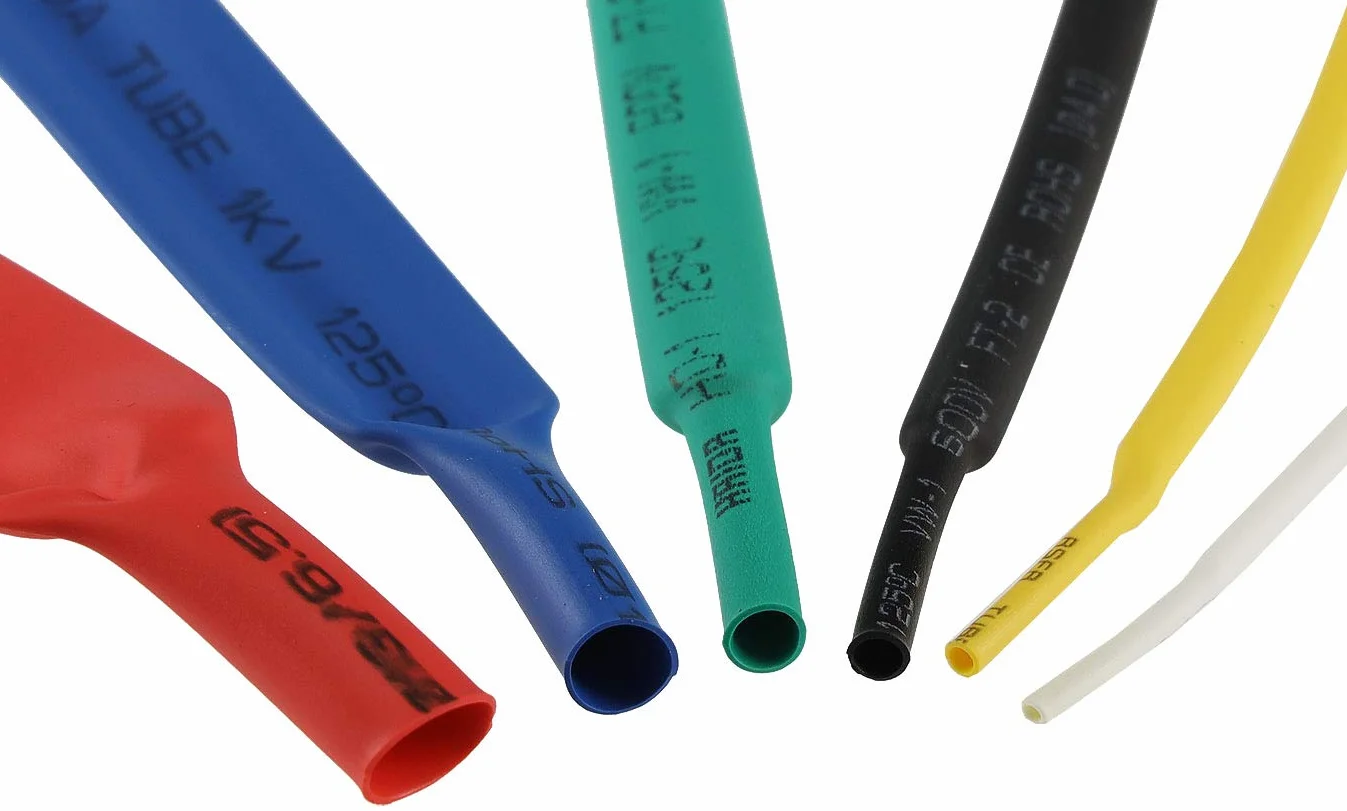 Zestaw w??y termokurczliwych 100-cz??ciowy I wspó?czynnik kurczliwo?ci 2:1 I 10 cm d?ugo?ci I 6 rozmiarów I kolorowe