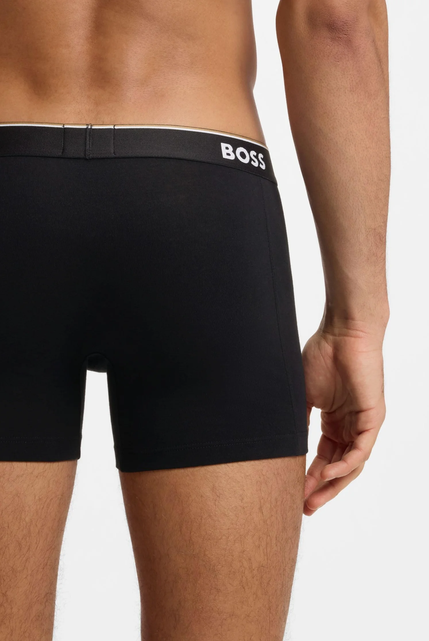 Boss Mężczyźni Brief Bokserki, Szary, L