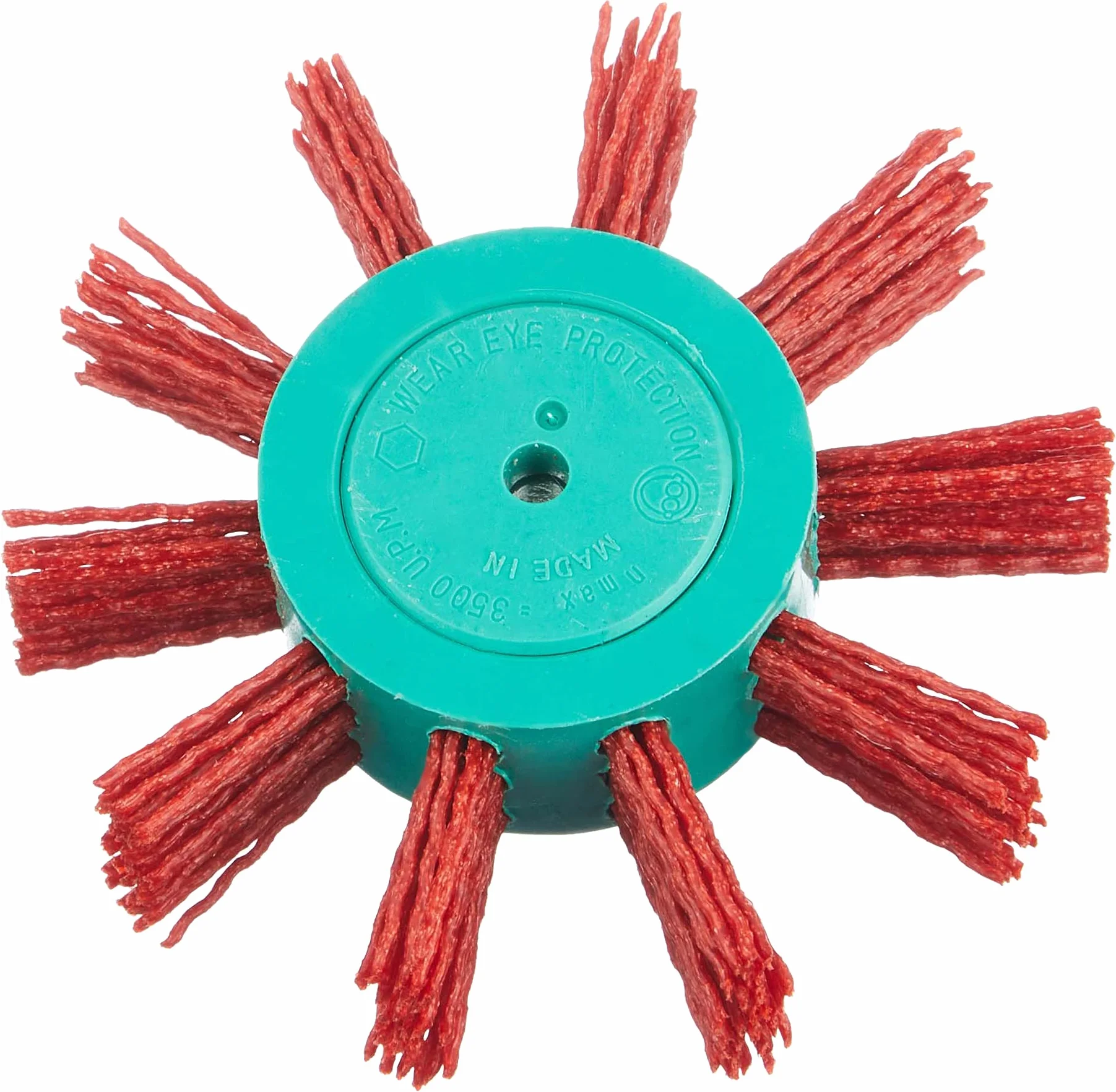 Connex COM219100 szczotka wachlarzowa 100 mm, nylon czerwony