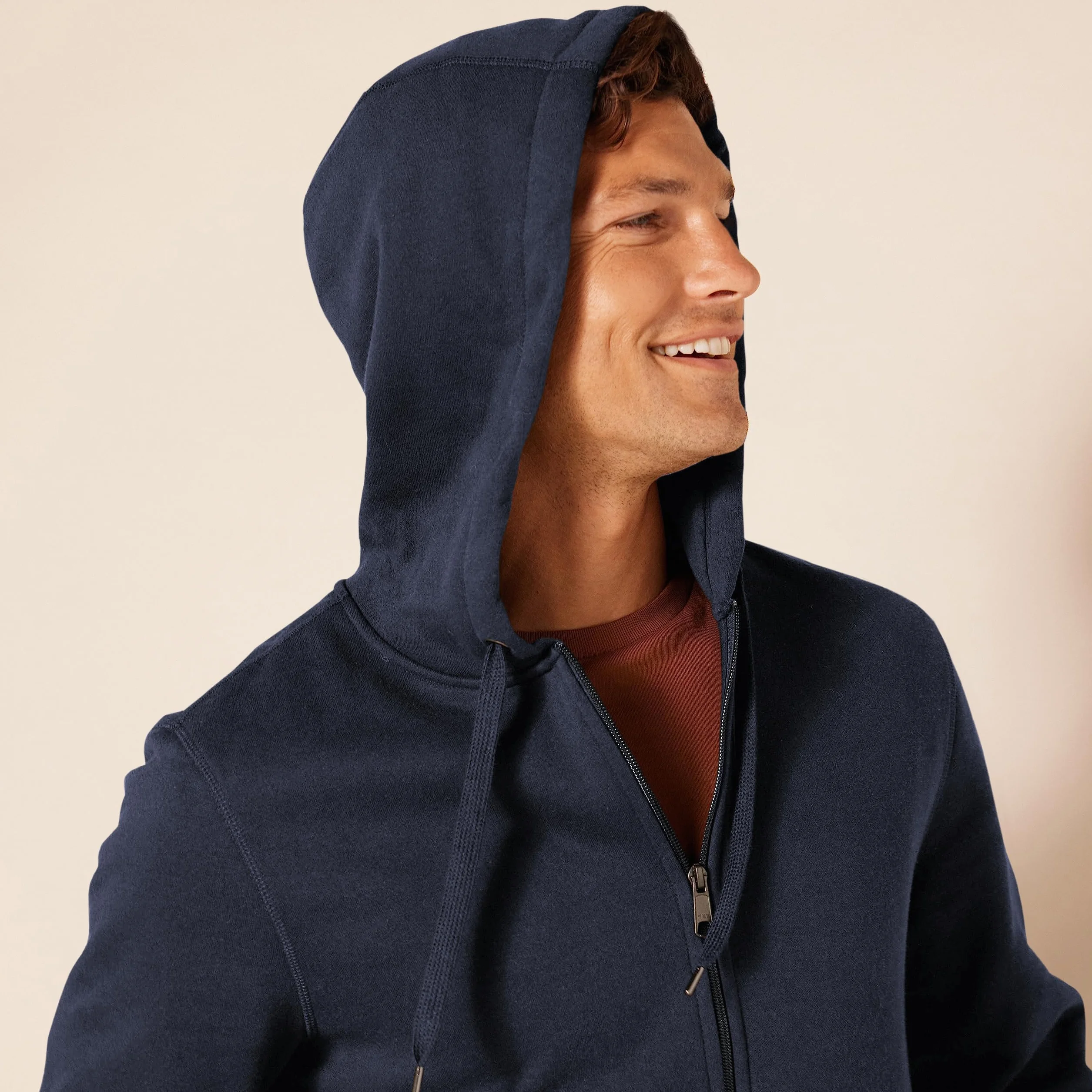 Amazon Essentials Mężczyźni Bluza polarowa z kapturem na zamek błyskawiczny Big Tall